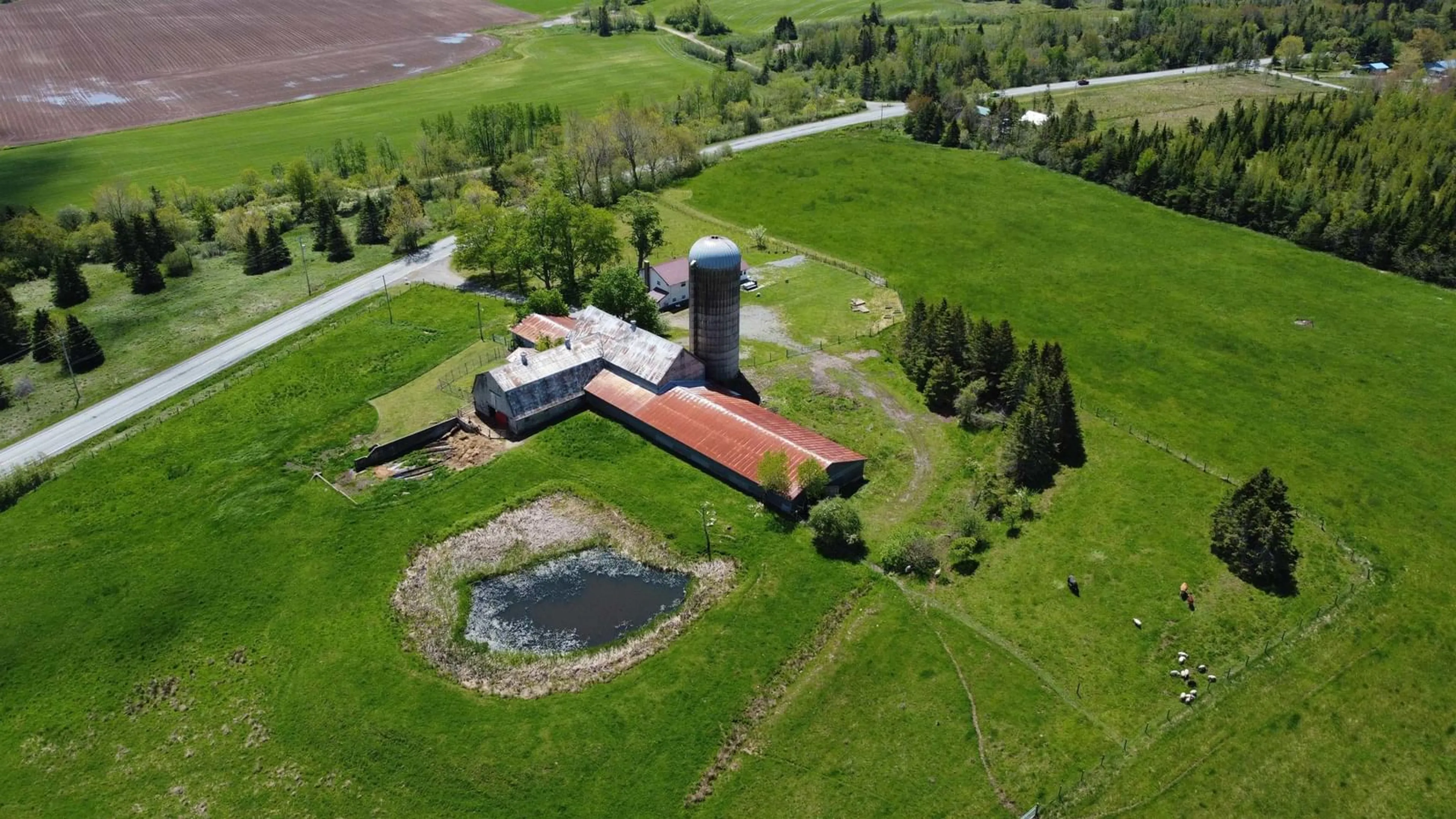 A pic from outside/outdoor area/front of a property/back of a property/a pic from drone, building for 11454 Highway 224, Elmsvale Nova Scotia B0N 1X0
