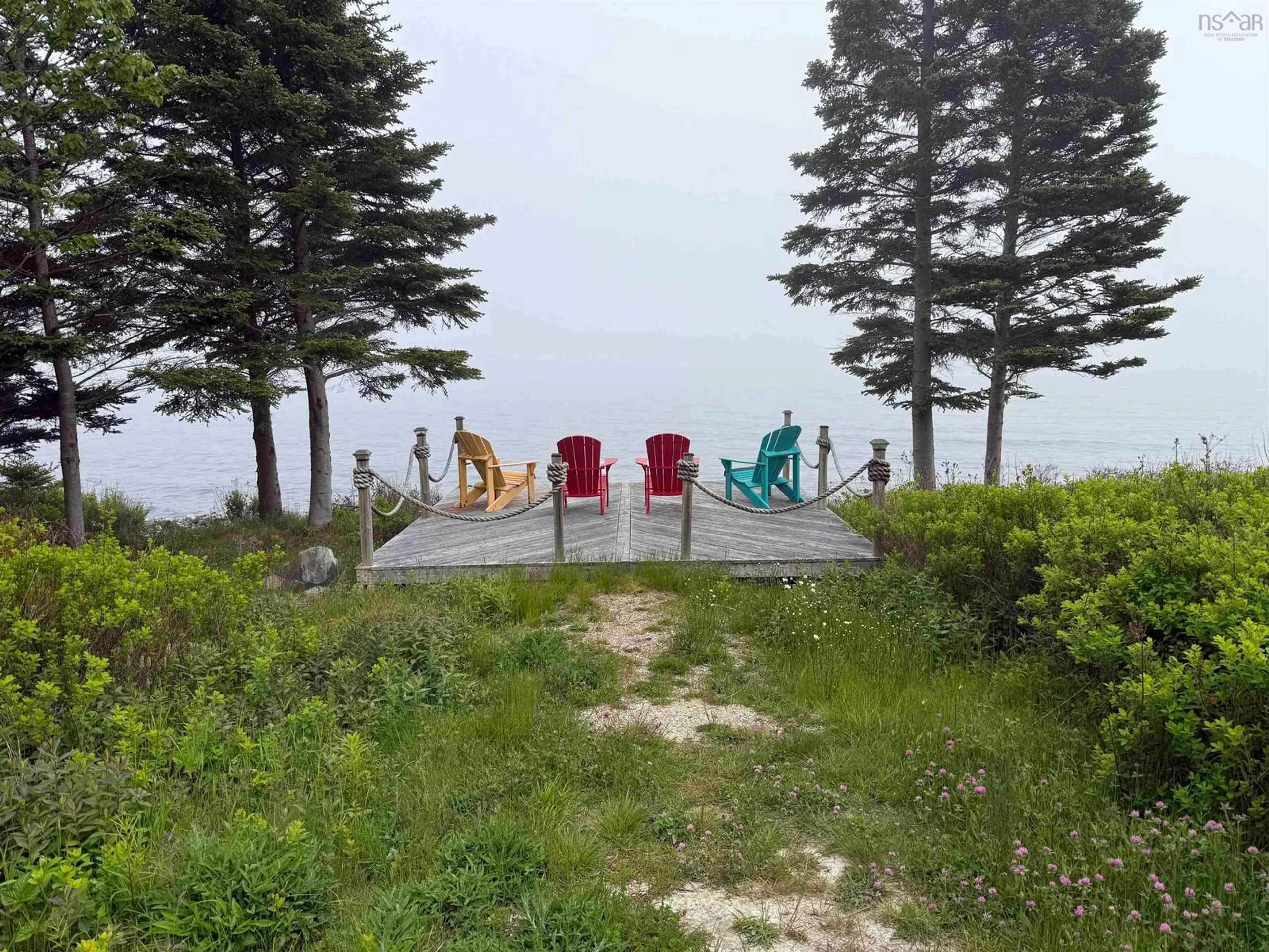 Patio, water/lake/river/ocean view for 36 Saddle Island Rd, Bayswater Nova Scotia B0J 1T0