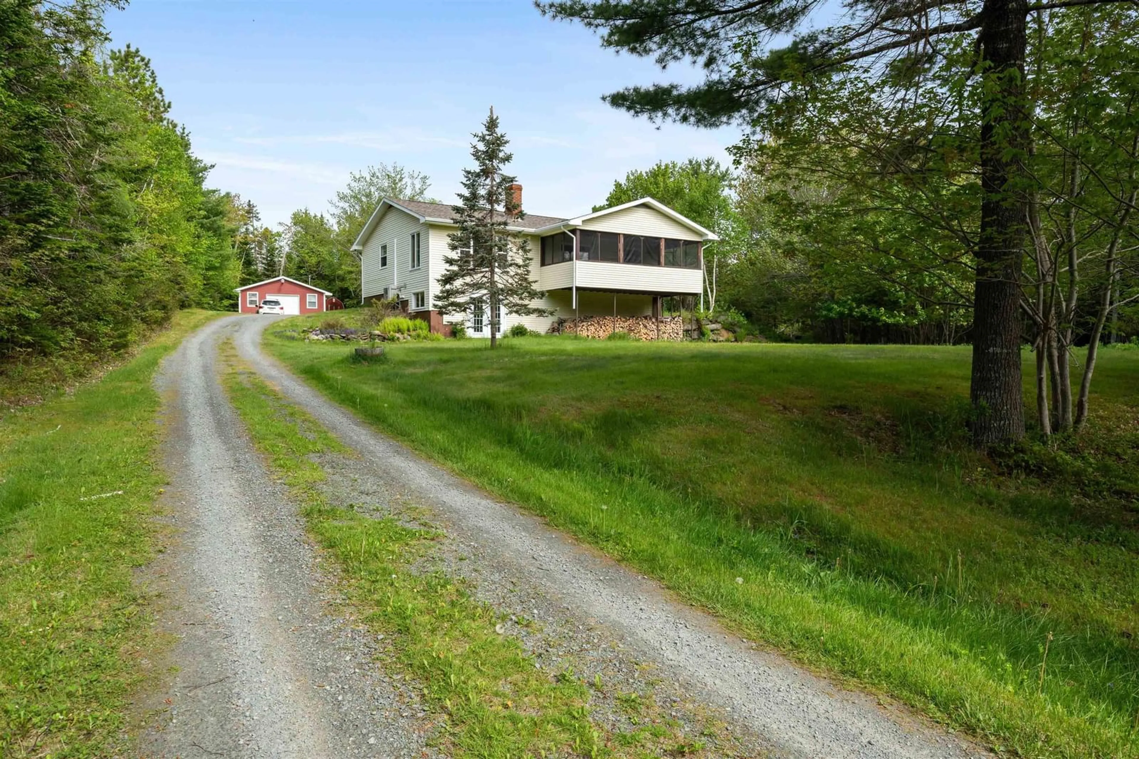 A pic from outside/outdoor area/front of a property/back of a property/a pic from drone, street for 45 Hospital Rd, Sherbrooke Nova Scotia B0J 3C0