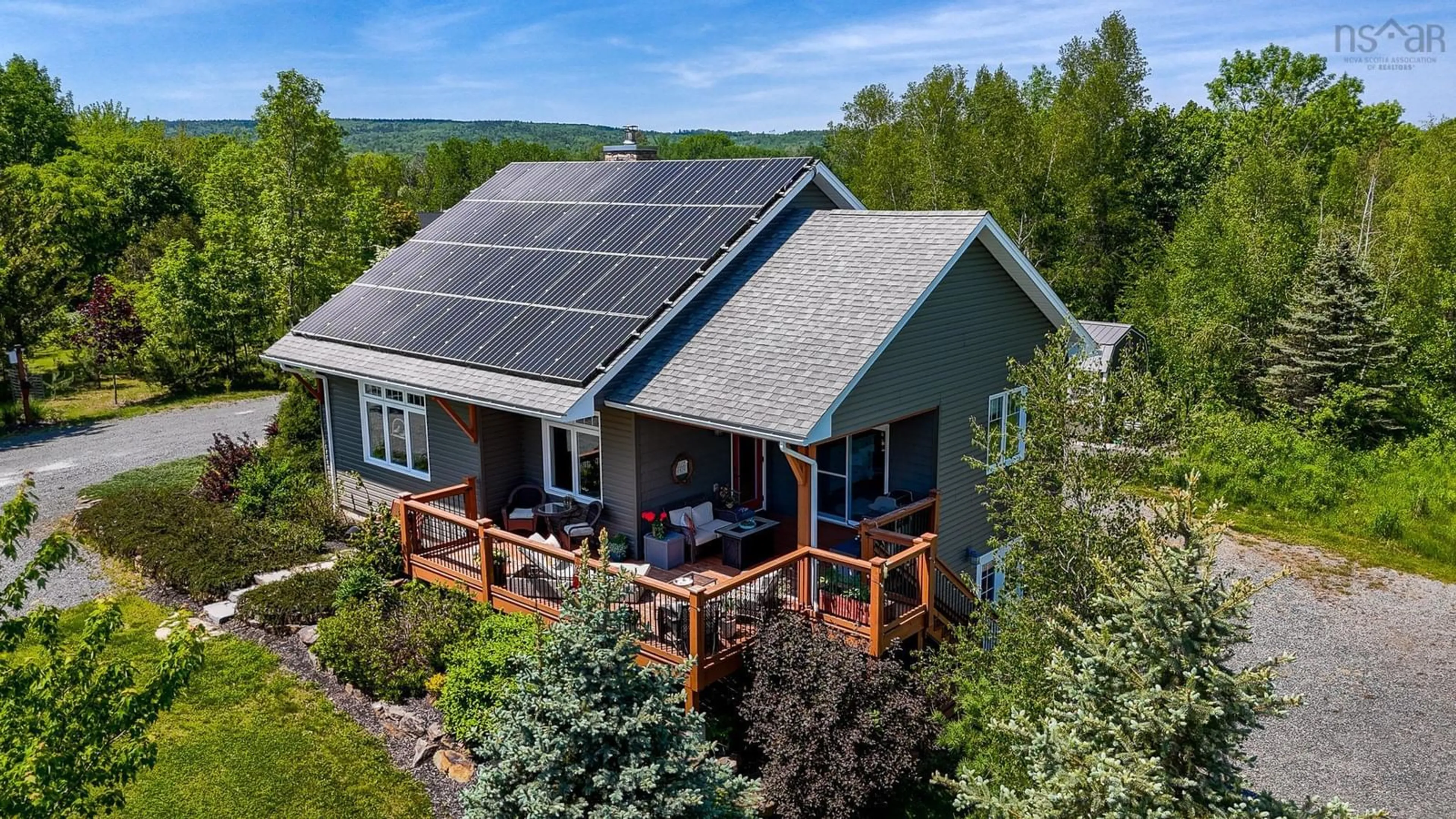 A pic from outside/outdoor area/front of a property/back of a property/a pic from drone, unknown for 36 Curry Road, Falmouth Nova Scotia B0P 1P0