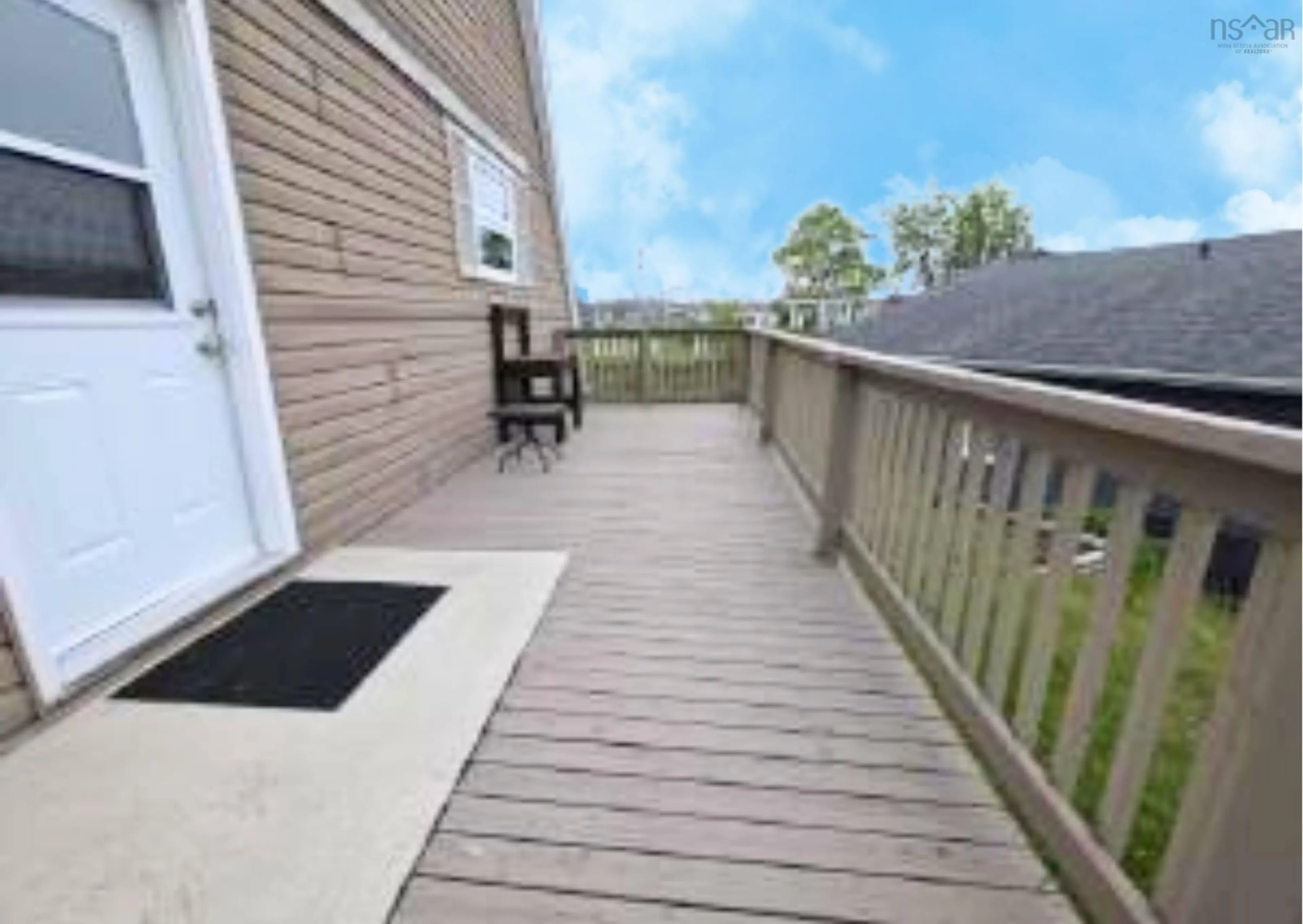 Patio, water/lake/river/ocean view for 1398 George St, Sydney Nova Scotia B1P 1N2