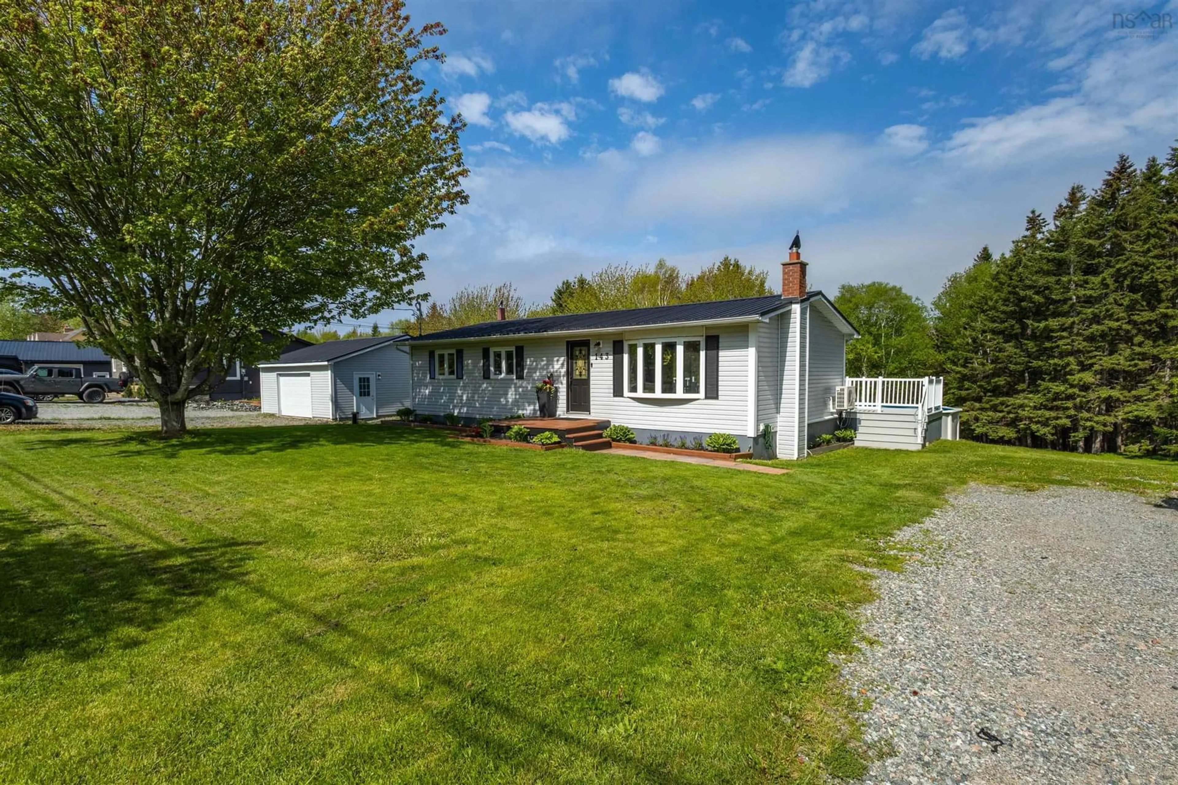 A pic from outside/outdoor area/front of a property/back of a property/a pic from drone, unknown for 143 Black Rock Rd, Black Rock Nova Scotia B1X 1C6