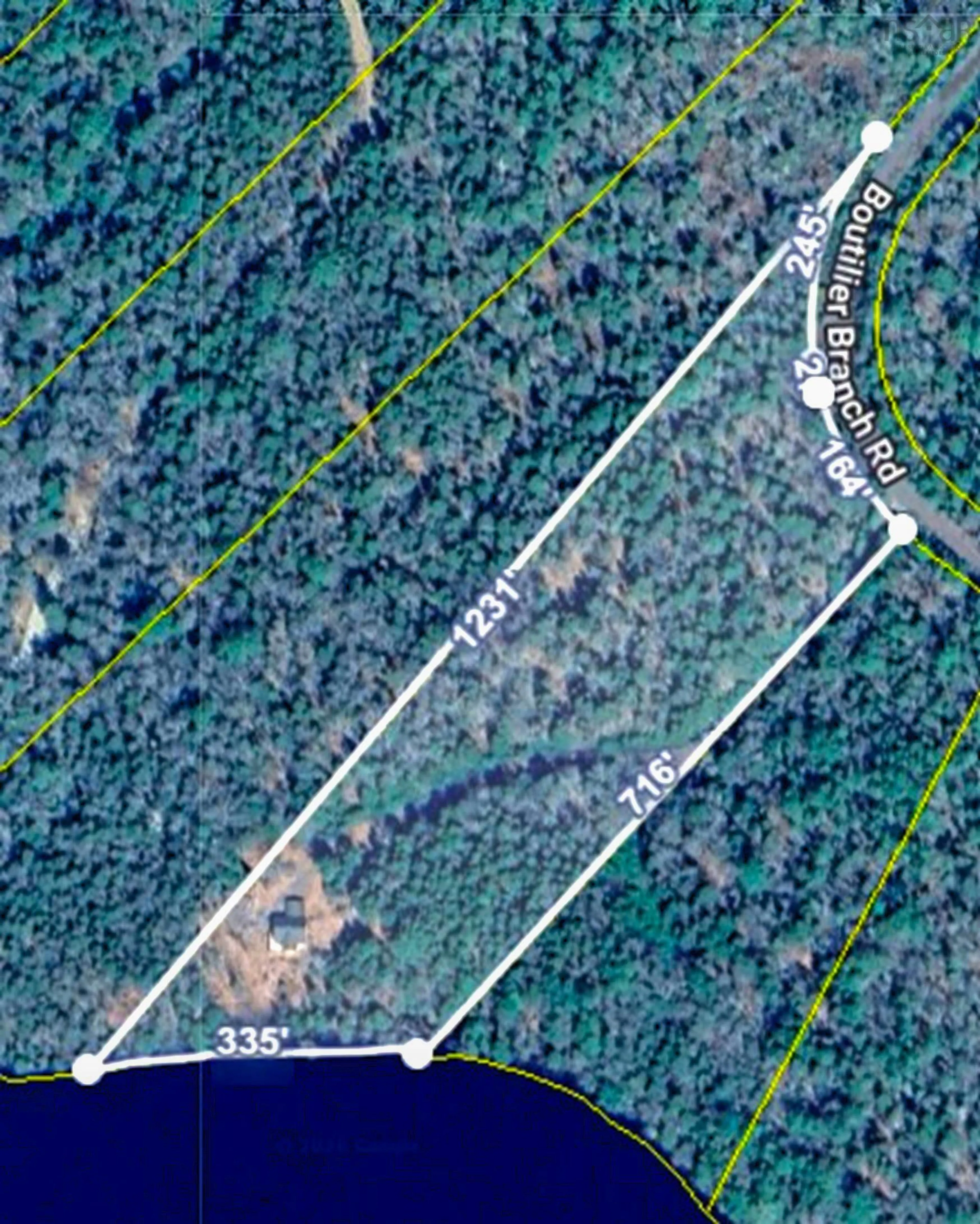Picture of a map for 1102 Boutilier Branch Rd, Kemptville Nova Scotia B5A 5P3