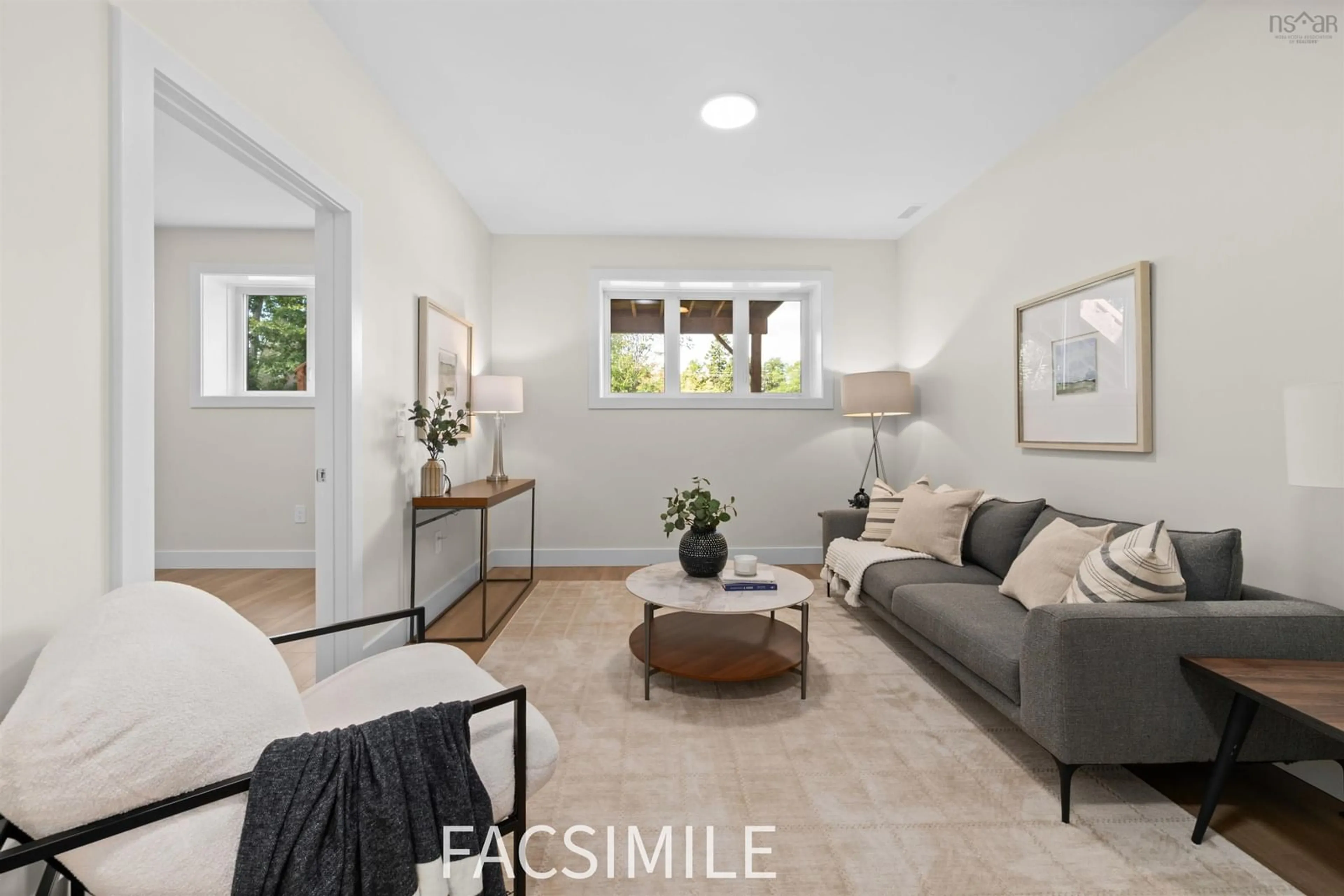 Living room with furniture, ceramic/tile floor for 78 Garvey Court #GAR16, Bedford West Nova Scotia B4B 2L1