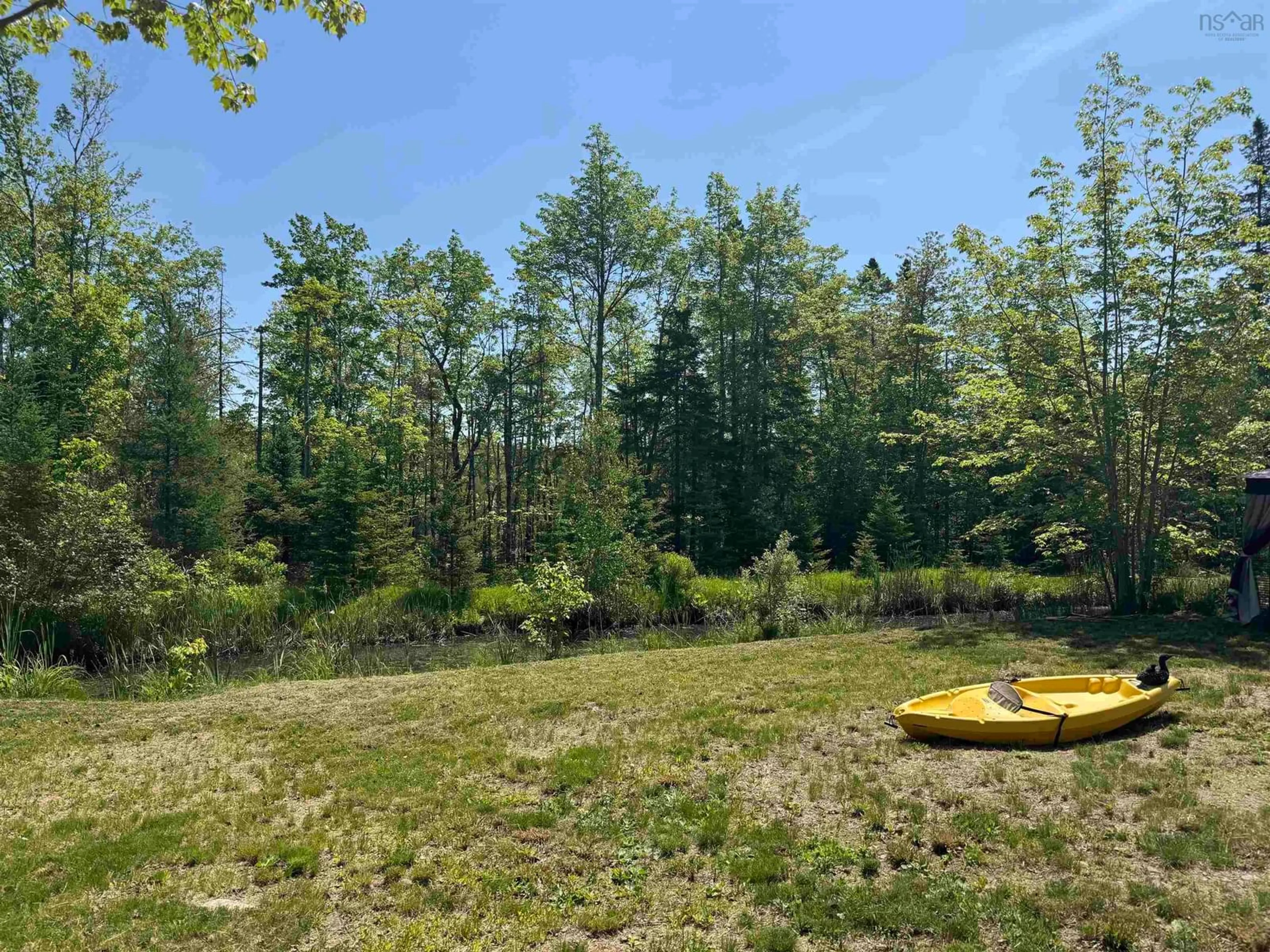 A pic from outside/outdoor area/front of a property/back of a property/a pic from drone, forest/trees view for 45 Beeler Rd, Elmwood Nova Scotia B0R 1A0