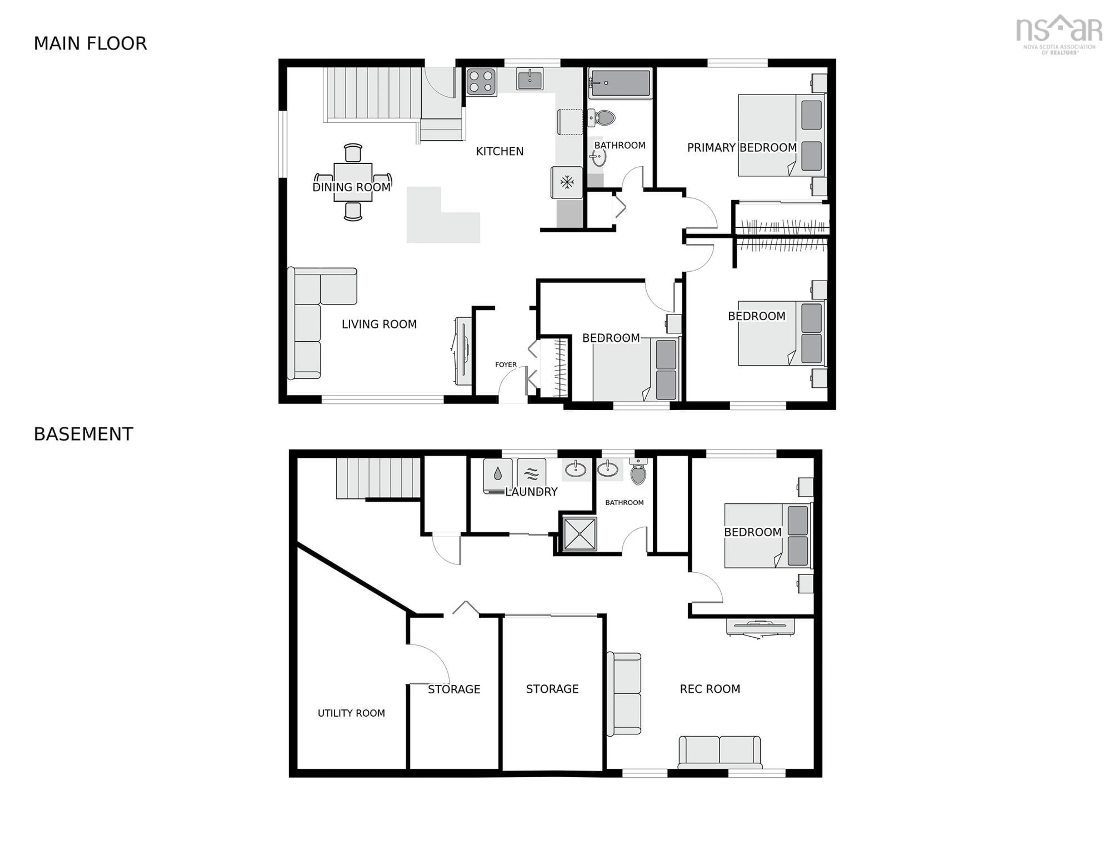 Floor plan for 88 Ancaster Crt, Cole Harbour Nova Scotia B2V 1J4