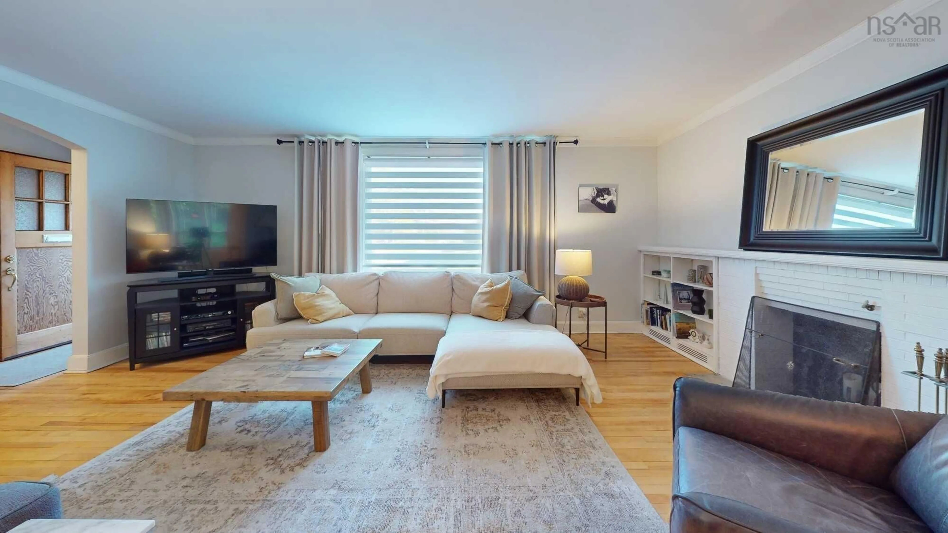 Living room with furniture, wood/laminate floor for 173 Maple Ave, New Glasgow Nova Scotia B2H 2B7