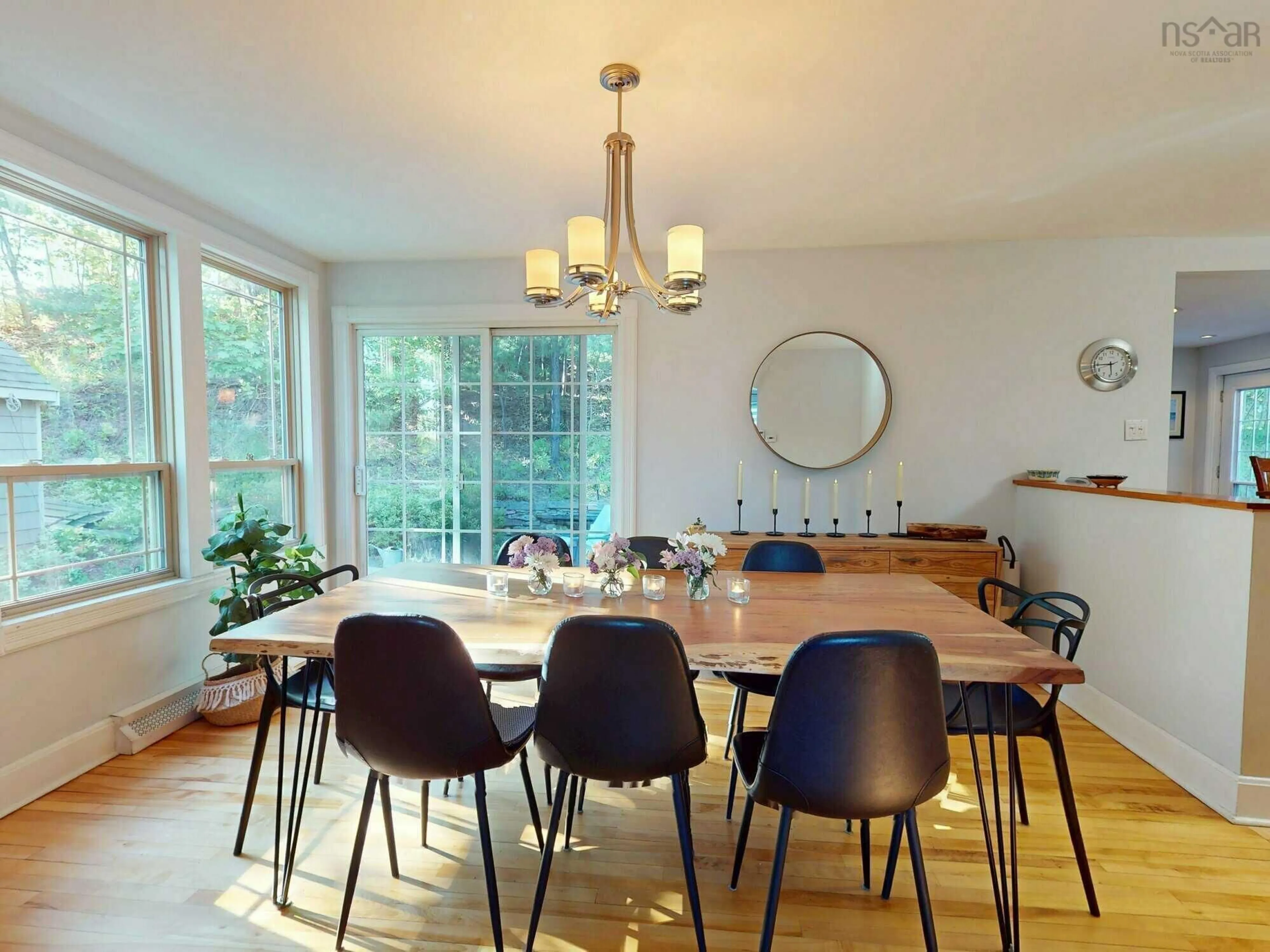 Dining room, wood/laminate floor for 173 Maple Ave, New Glasgow Nova Scotia B2H 2B7