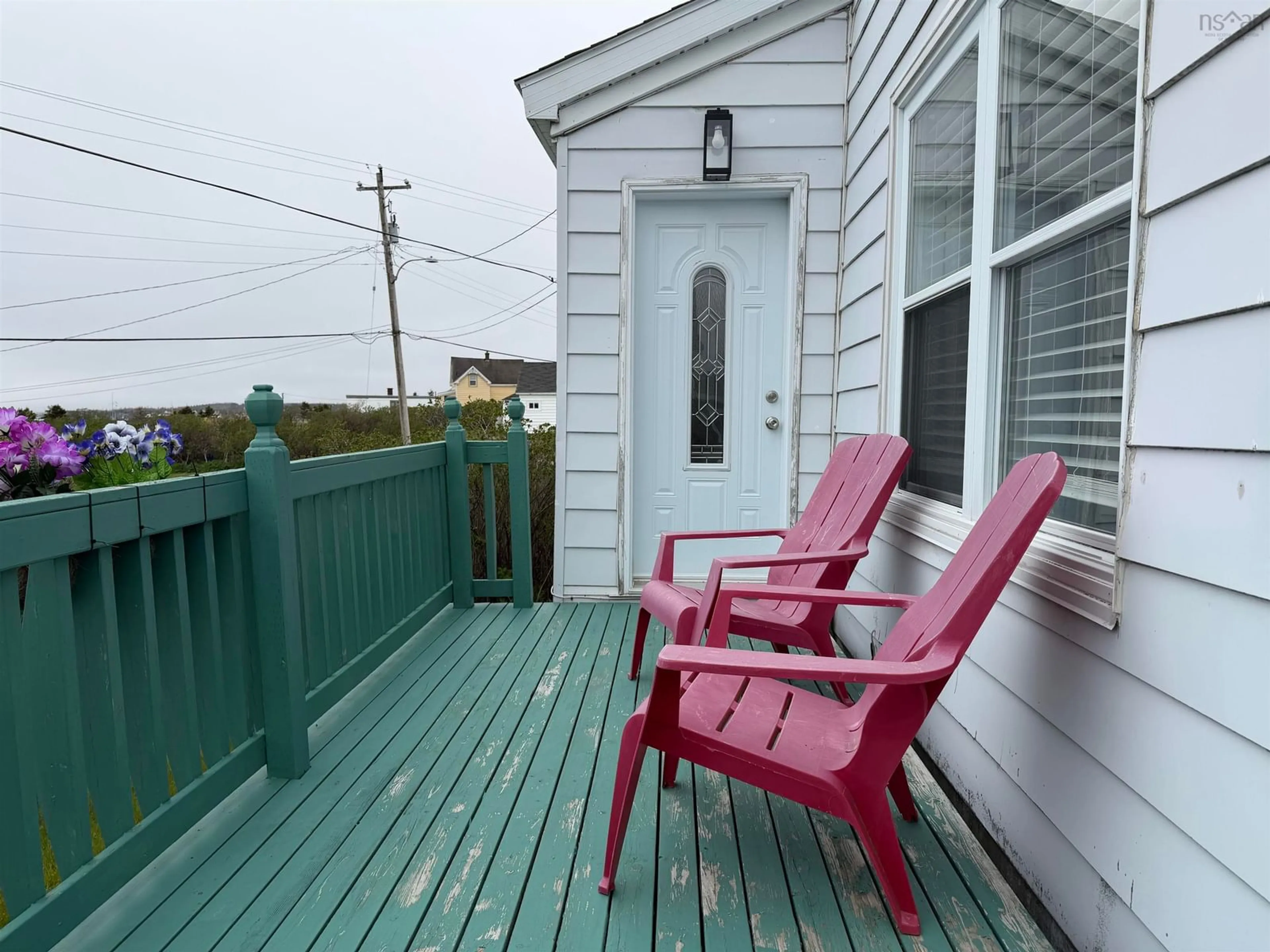 Patio, water/lake/river/ocean view for 11 Havenside Rd, Louisbourg Nova Scotia B1C 1N5