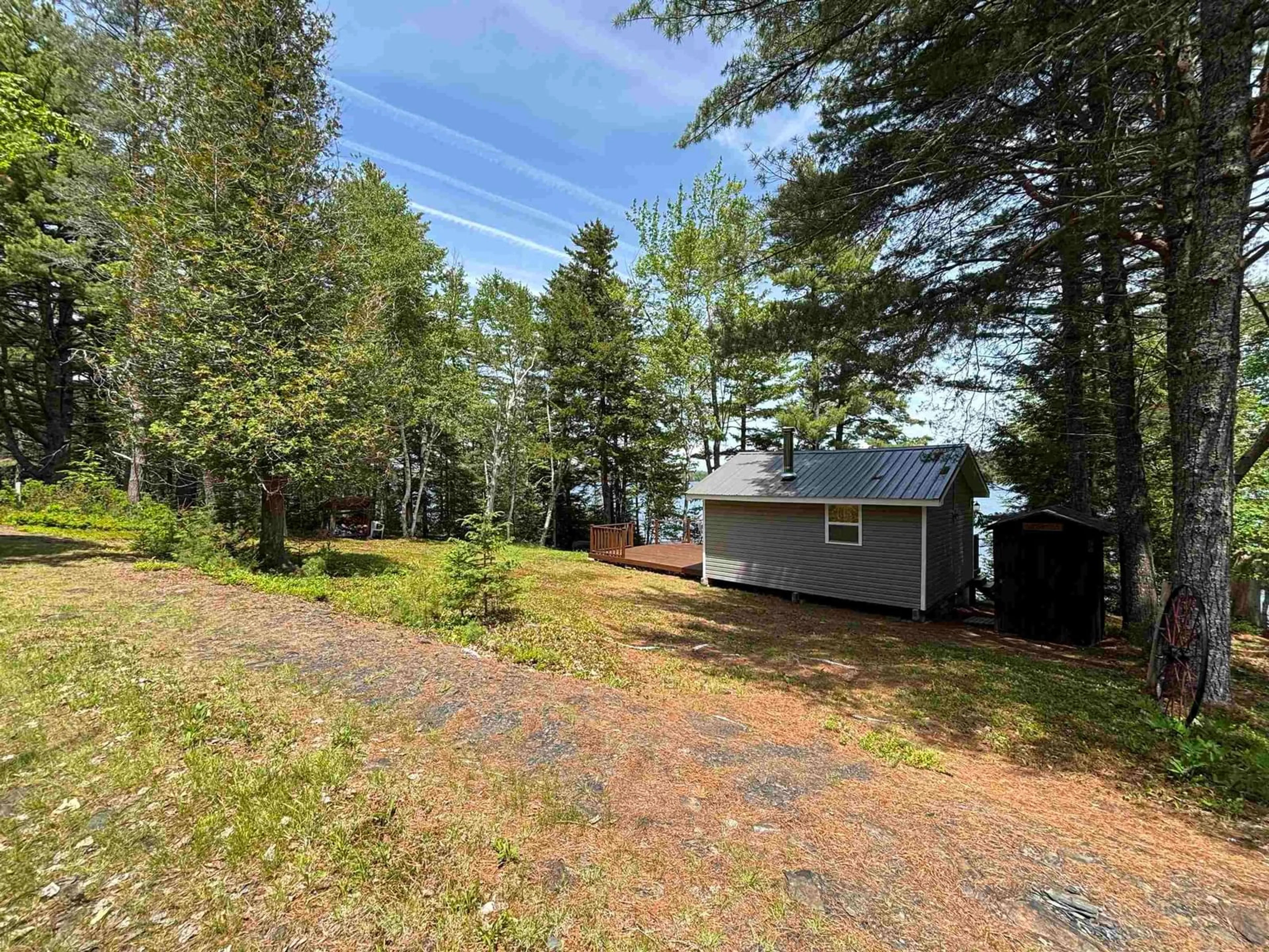 A pic from outside/outdoor area/front of a property/back of a property/a pic from drone, water/lake/river/ocean view for 68 B P G Rd, Middle New Cornwall Nova Scotia B0J 2E0