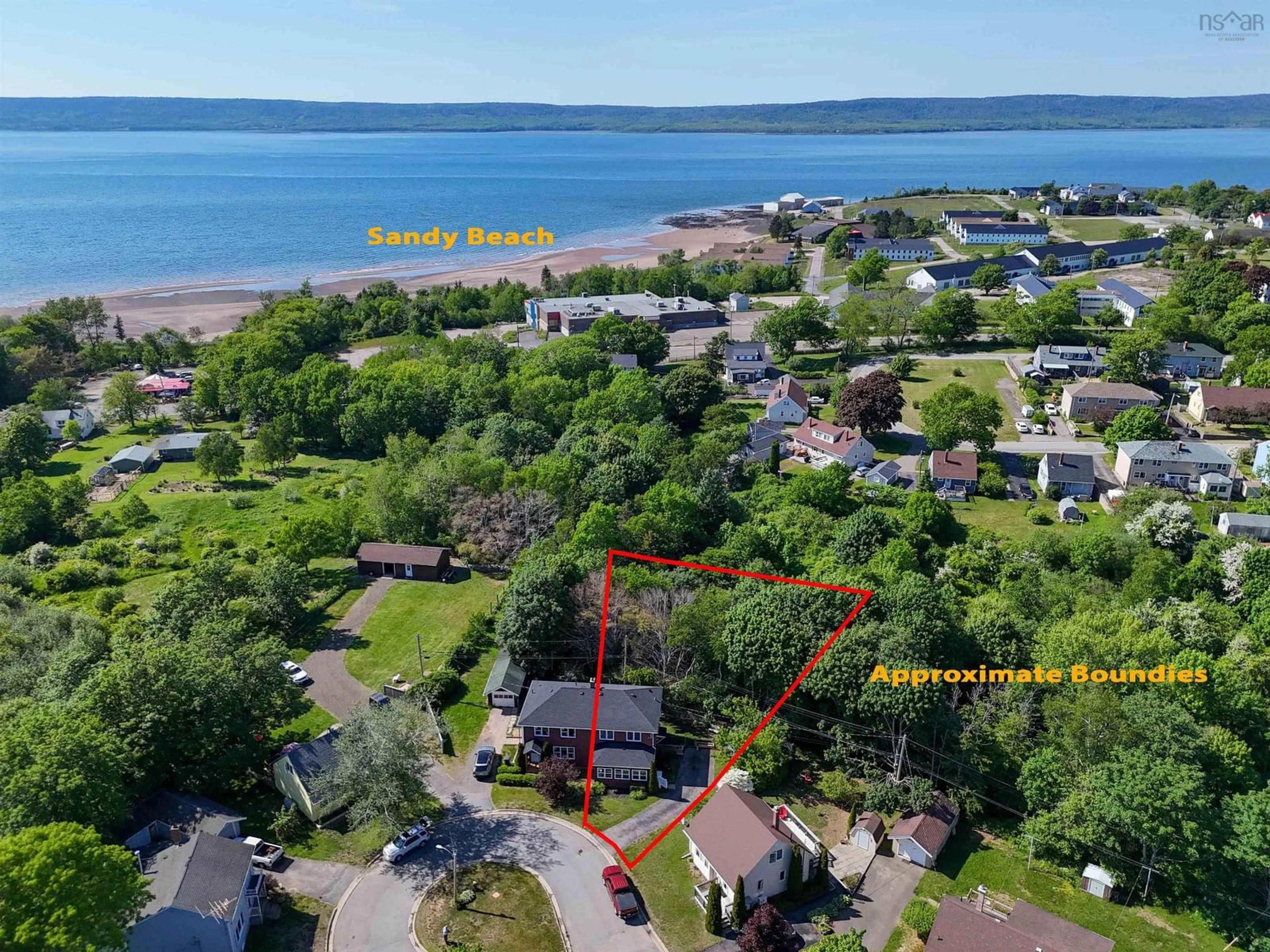 A pic from outside/outdoor area/front of a property/back of a property/a pic from drone, water/lake/river/ocean view for 407 The Dingle Rd, Cornwallis Park Nova Scotia B0S 1H0