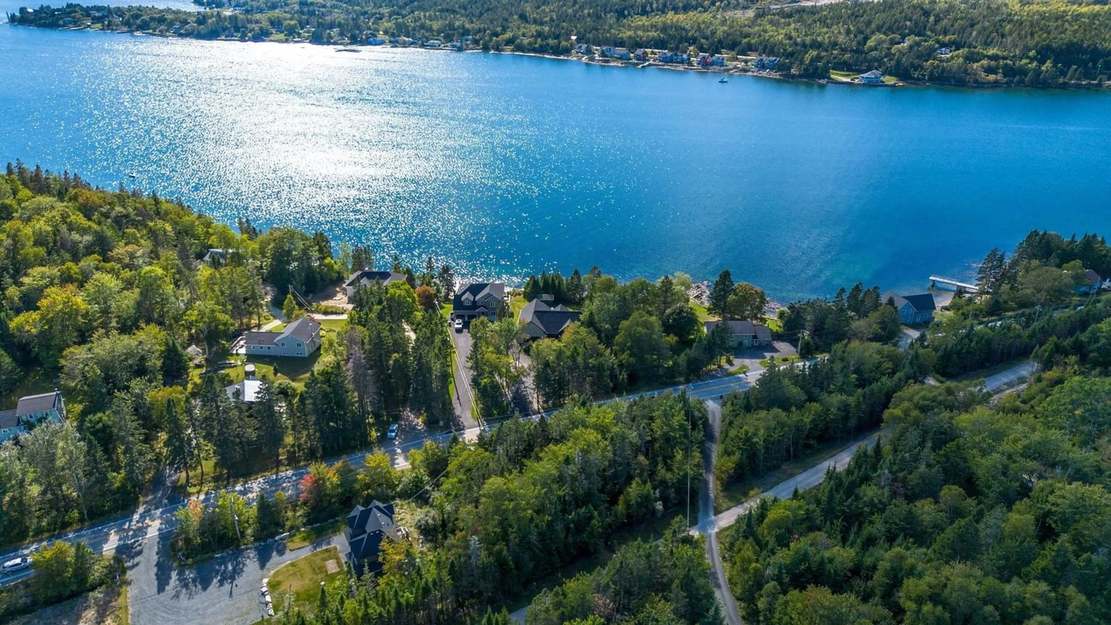 A pic from outside/outdoor area/front of a property/back of a property/a pic from drone, water/lake/river/ocean view for 7410 St Margarets Bay Rd, Boutiliers Point Nova Scotia B3Z 1S6