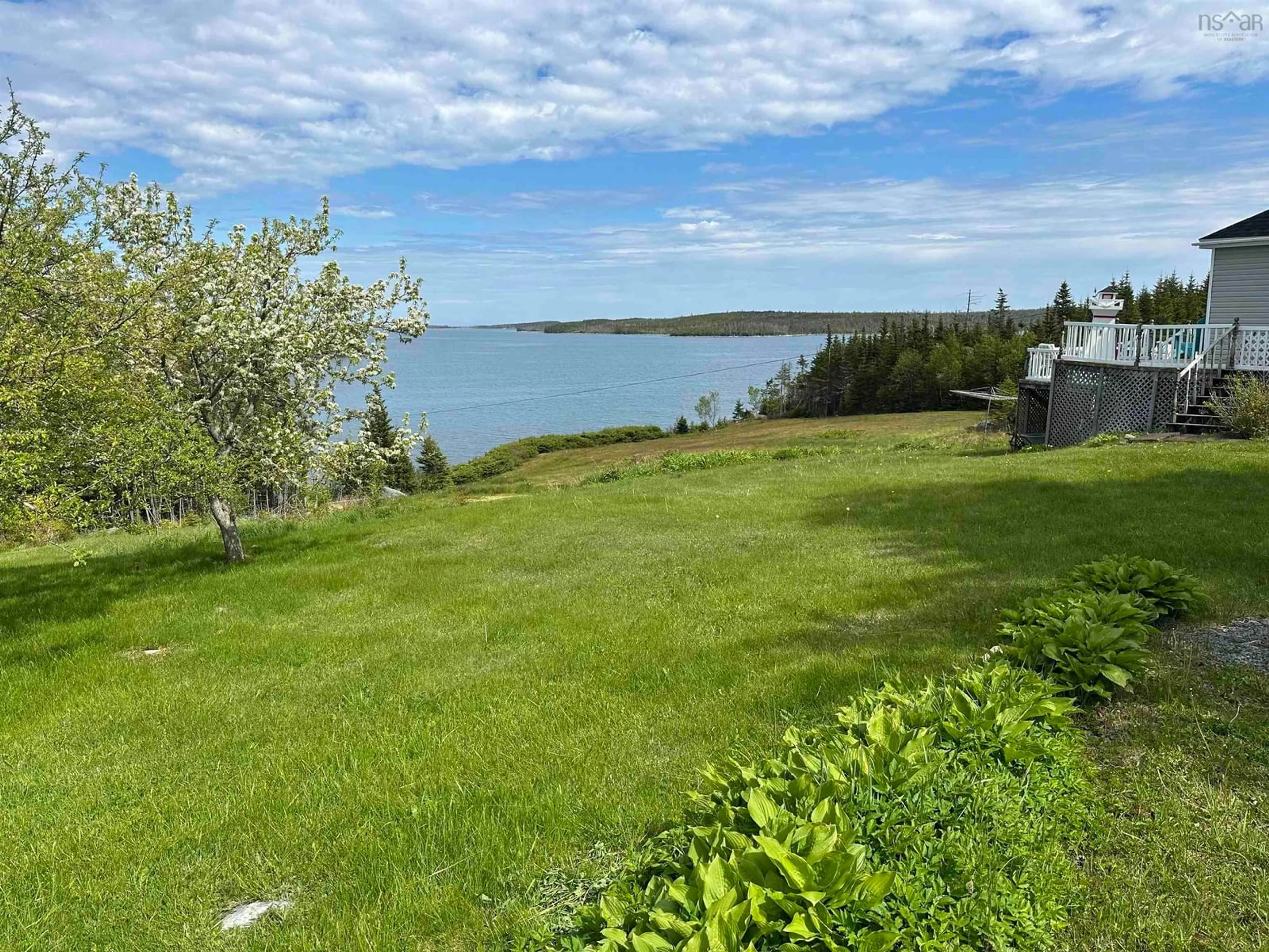A pic from outside/outdoor area/front of a property/back of a property/a pic from drone, water/lake/river/ocean view for 5034 Highway 7, Liscomb Nova Scotia B0J 2A0
