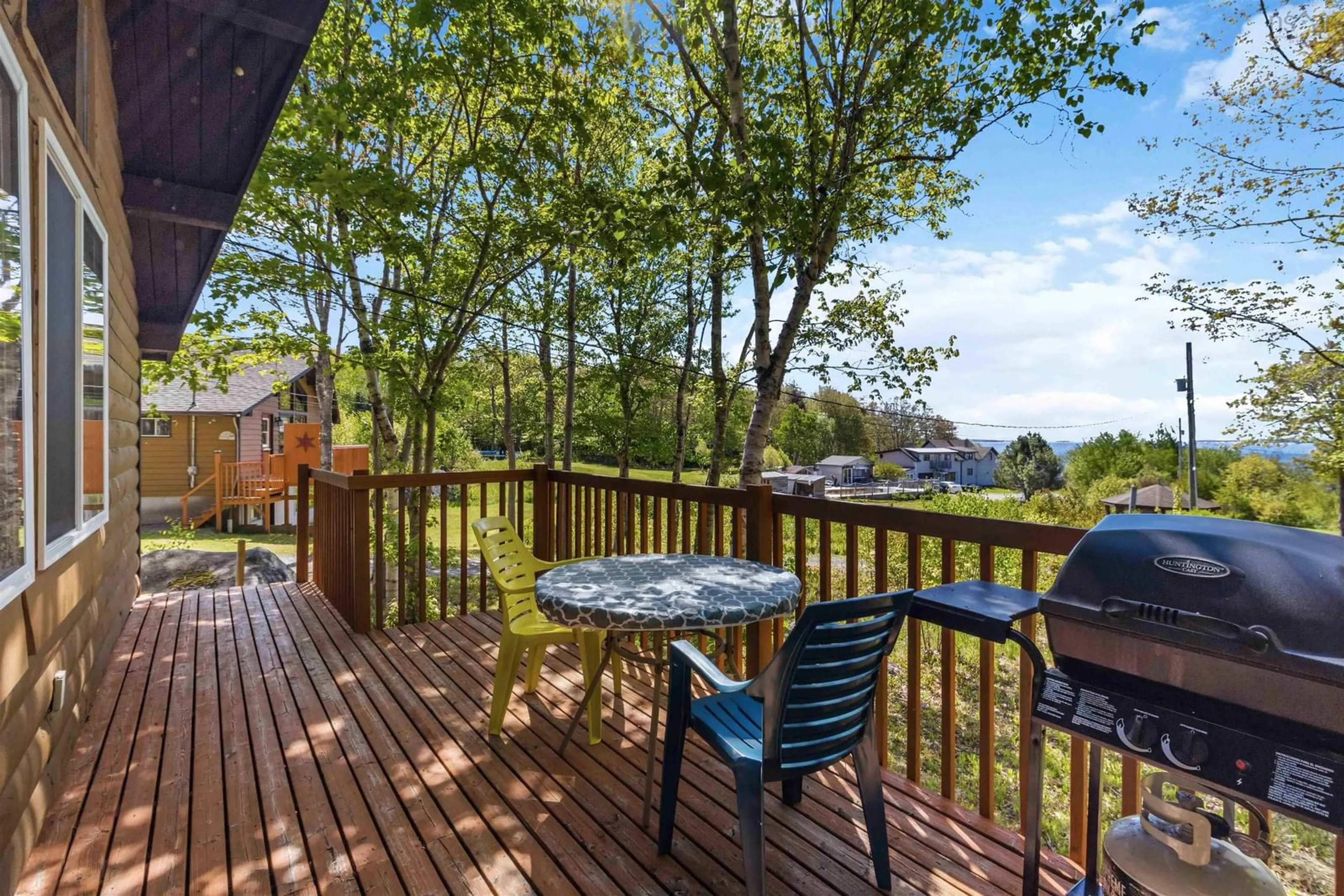 Patio, water/lake/river/ocean view for 11 Beach View Lane #B4, Summerville Centre Nova Scotia B0T 1T0