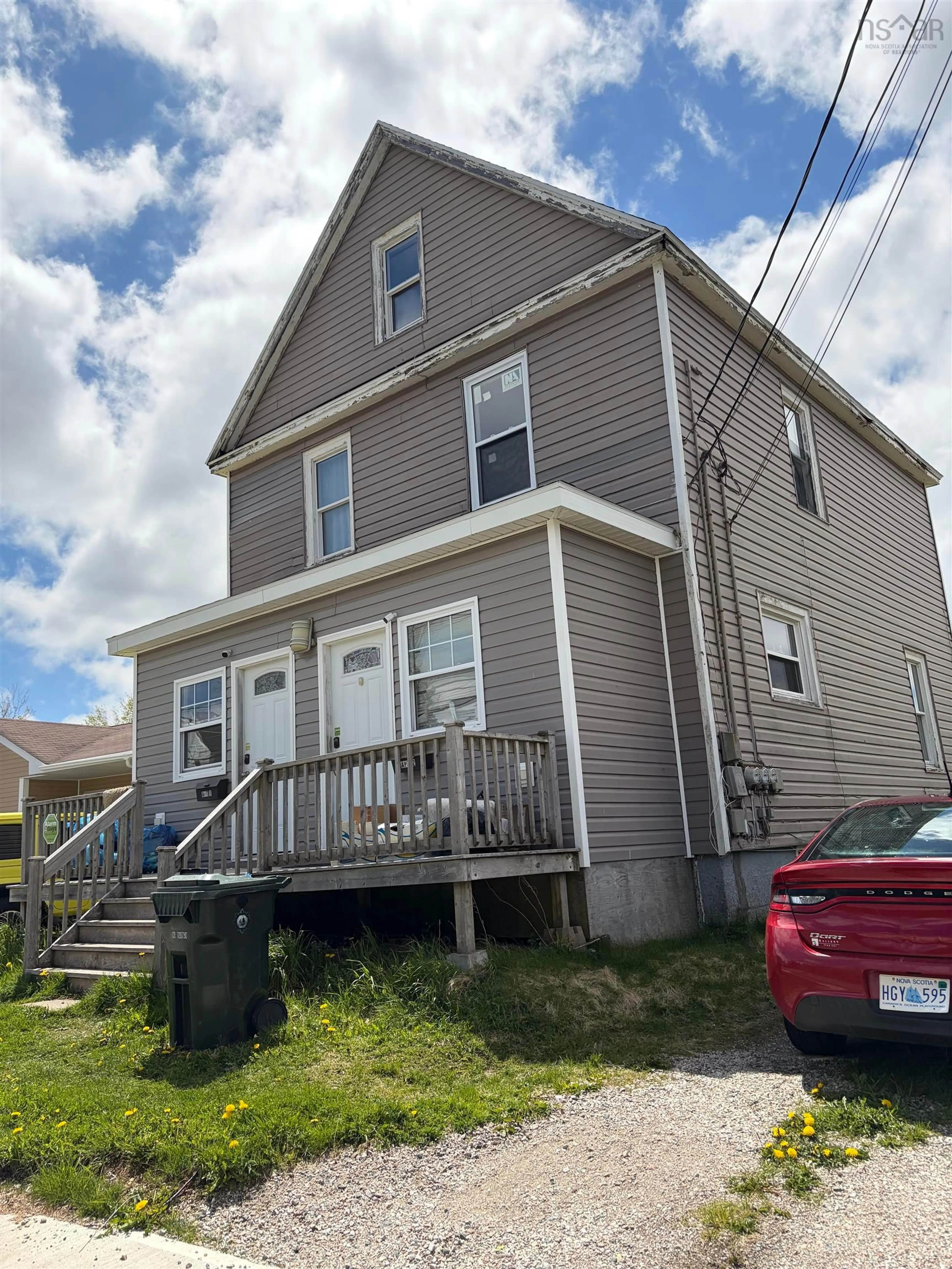 Home with vinyl exterior material, building for 1491 Victoria Rd, Whitney Pier Nova Scotia B1N 1M9