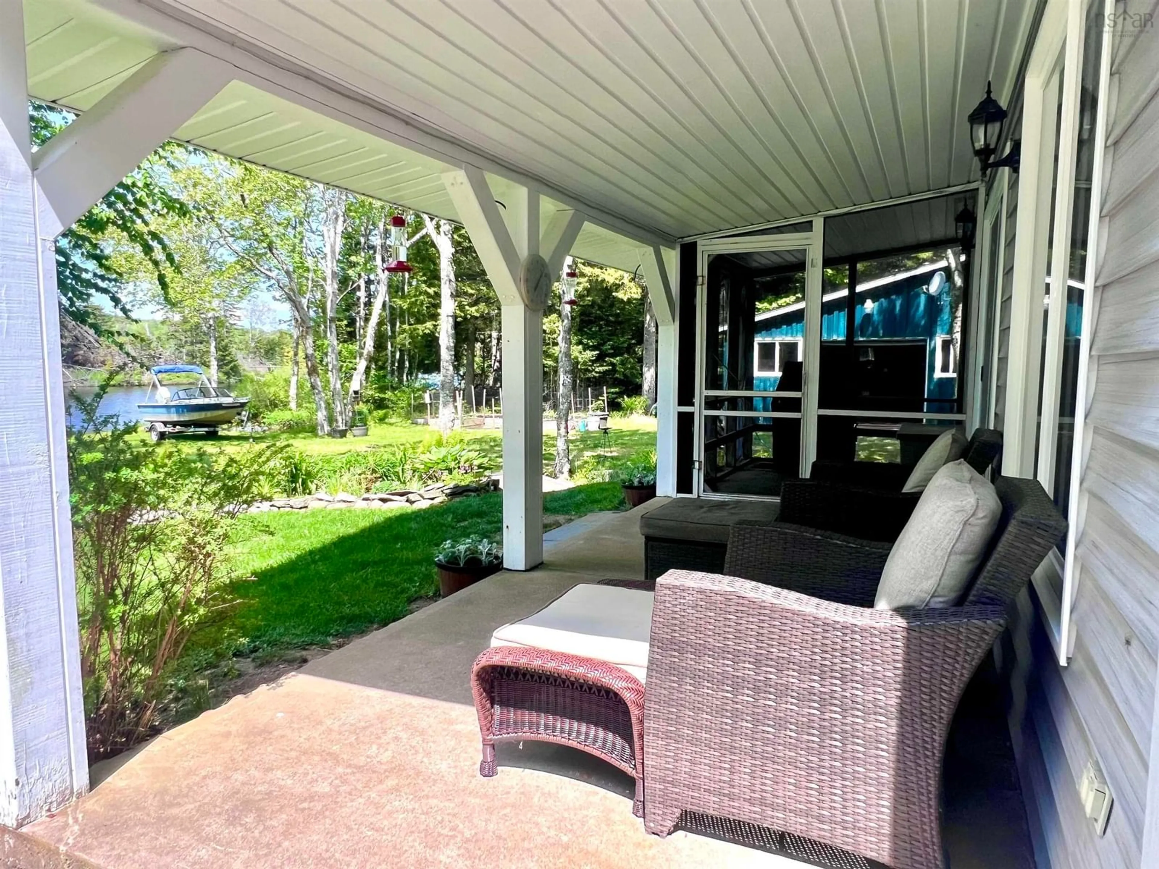 Patio, water/lake/river/ocean view for 172 Hillcrest Dr, East Loon Lake Village Nova Scotia B0N 2M0