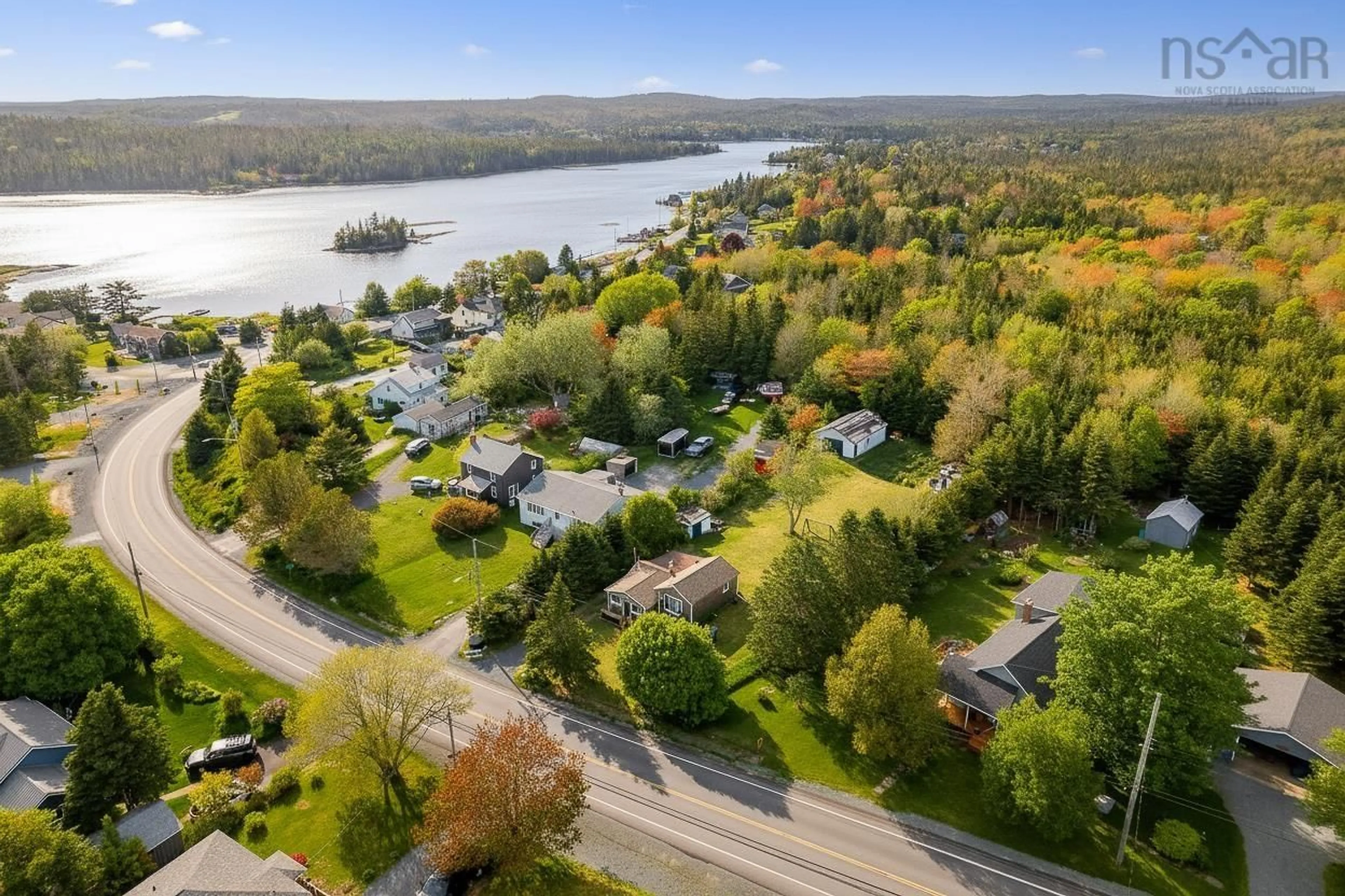 A pic from outside/outdoor area/front of a property/back of a property/a pic from drone, water/lake/river/ocean view for 3783 Prospect Rd, Shad Bay Nova Scotia B3T 2B7