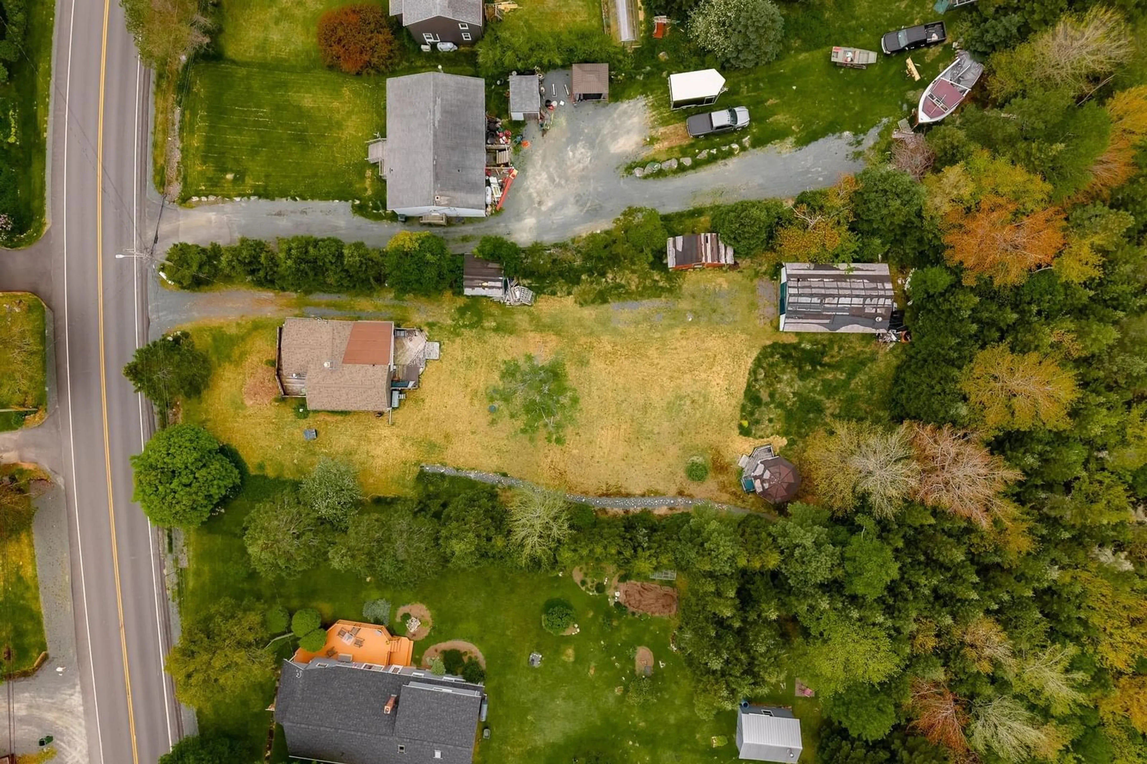 A pic from outside/outdoor area/front of a property/back of a property/a pic from drone, street for 3783 Prospect Rd, Shad Bay Nova Scotia B3T 2B7