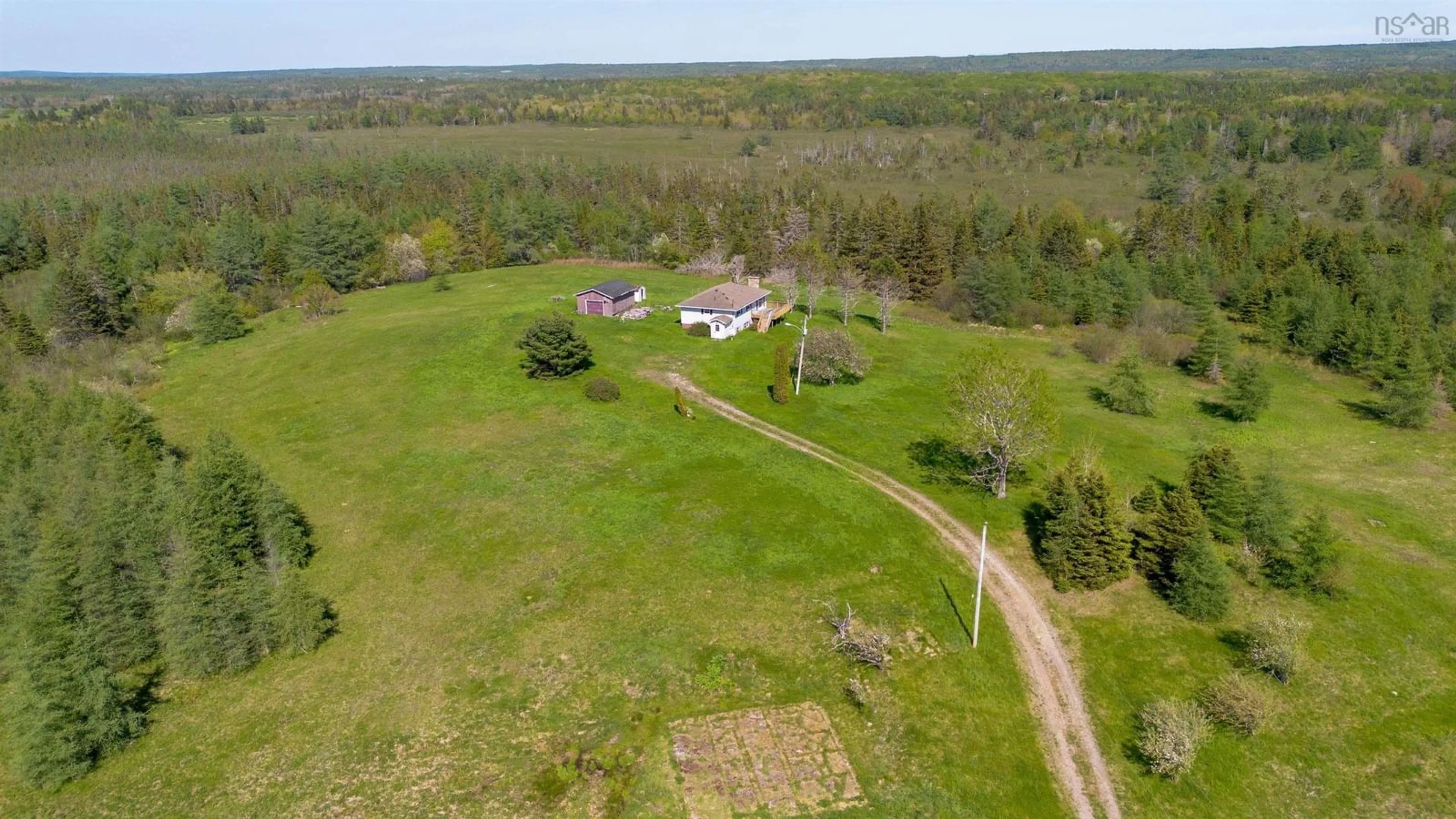 A pic from outside/outdoor area/front of a property/back of a property/a pic from drone, unknown for 723 Intervale Rd, Huntington Nova Scotia B1K 1B7