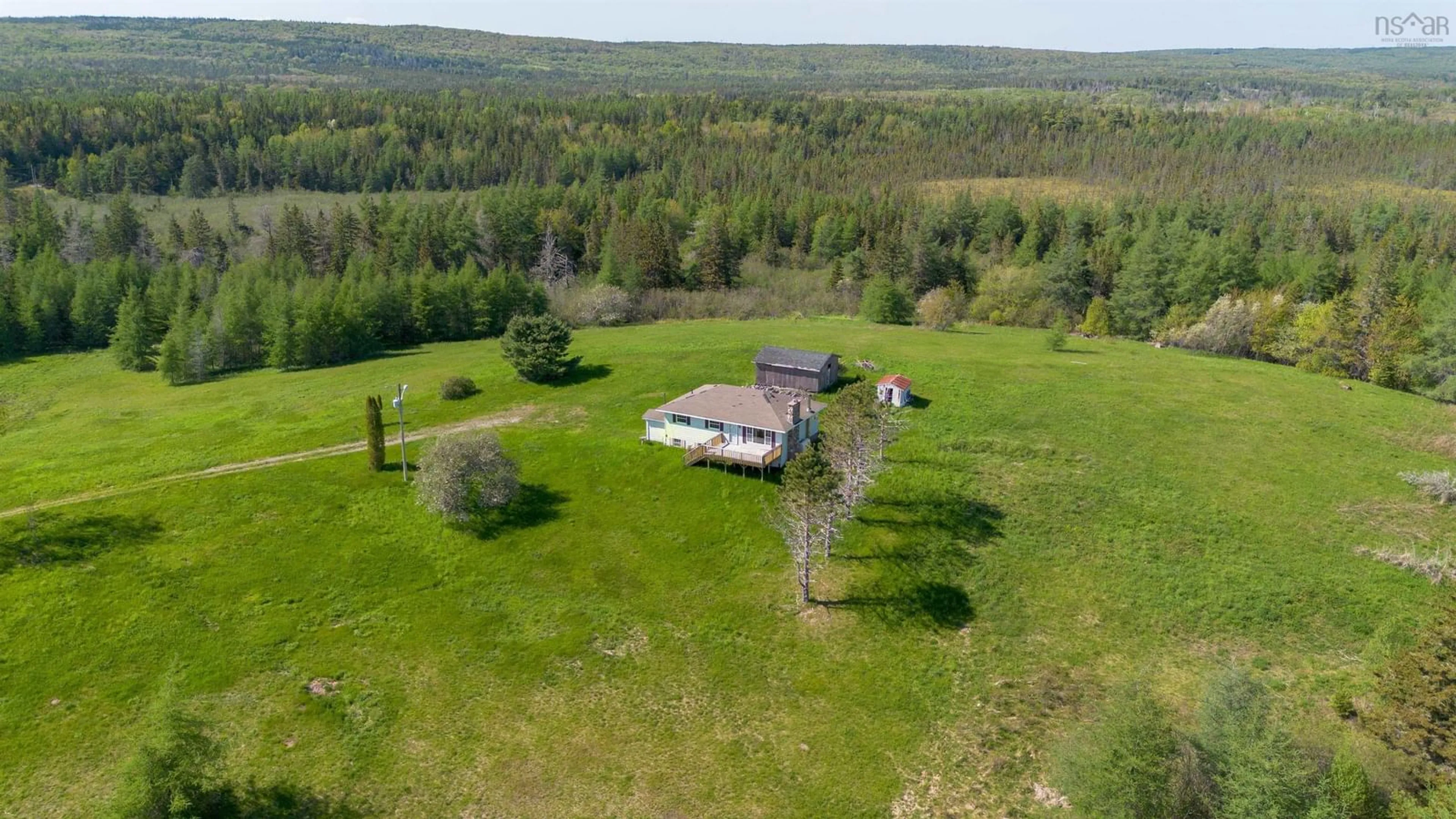A pic from outside/outdoor area/front of a property/back of a property/a pic from drone, unknown for 723 Intervale Rd, Huntington Nova Scotia B1K 1B7