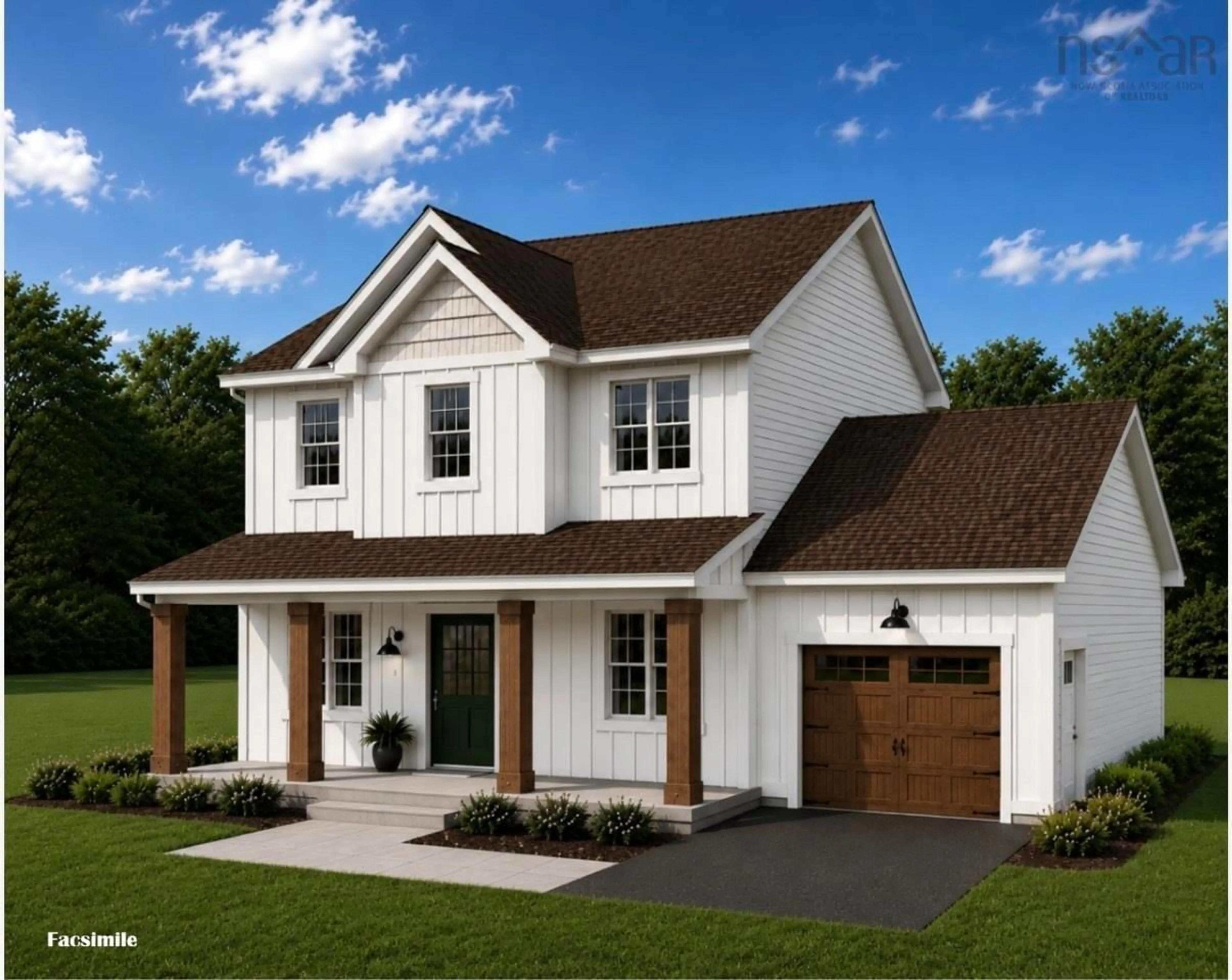 Home with brick exterior material, street for 241 Sugarwood Crt #Lot 17, Porters Lake Nova Scotia B3E 0C7