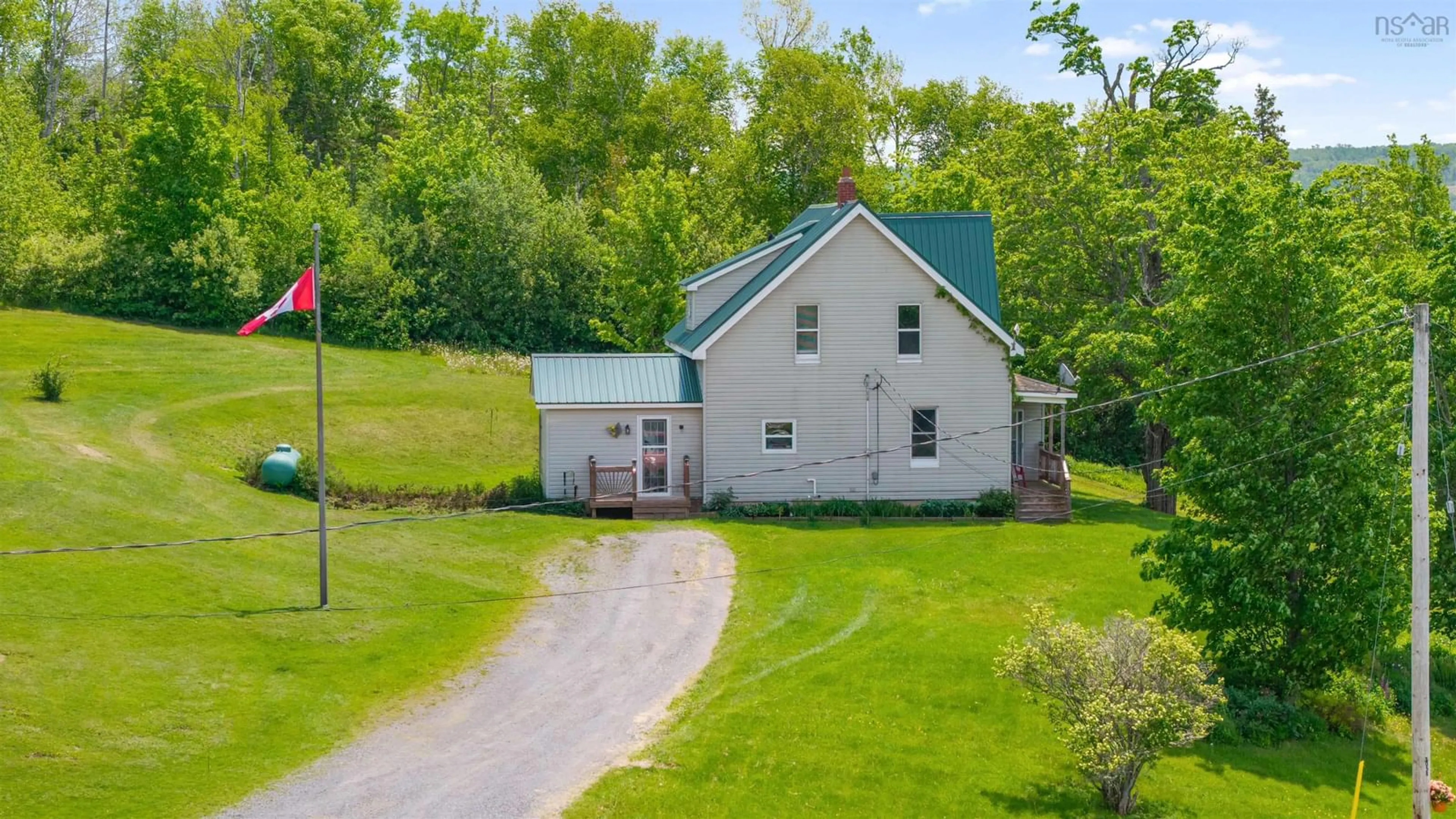 A pic from outside/outdoor area/front of a property/back of a property/a pic from drone, unknown for 2058 East River East Side Rd Rd, Bridgeville Nova Scotia B0K 1B0