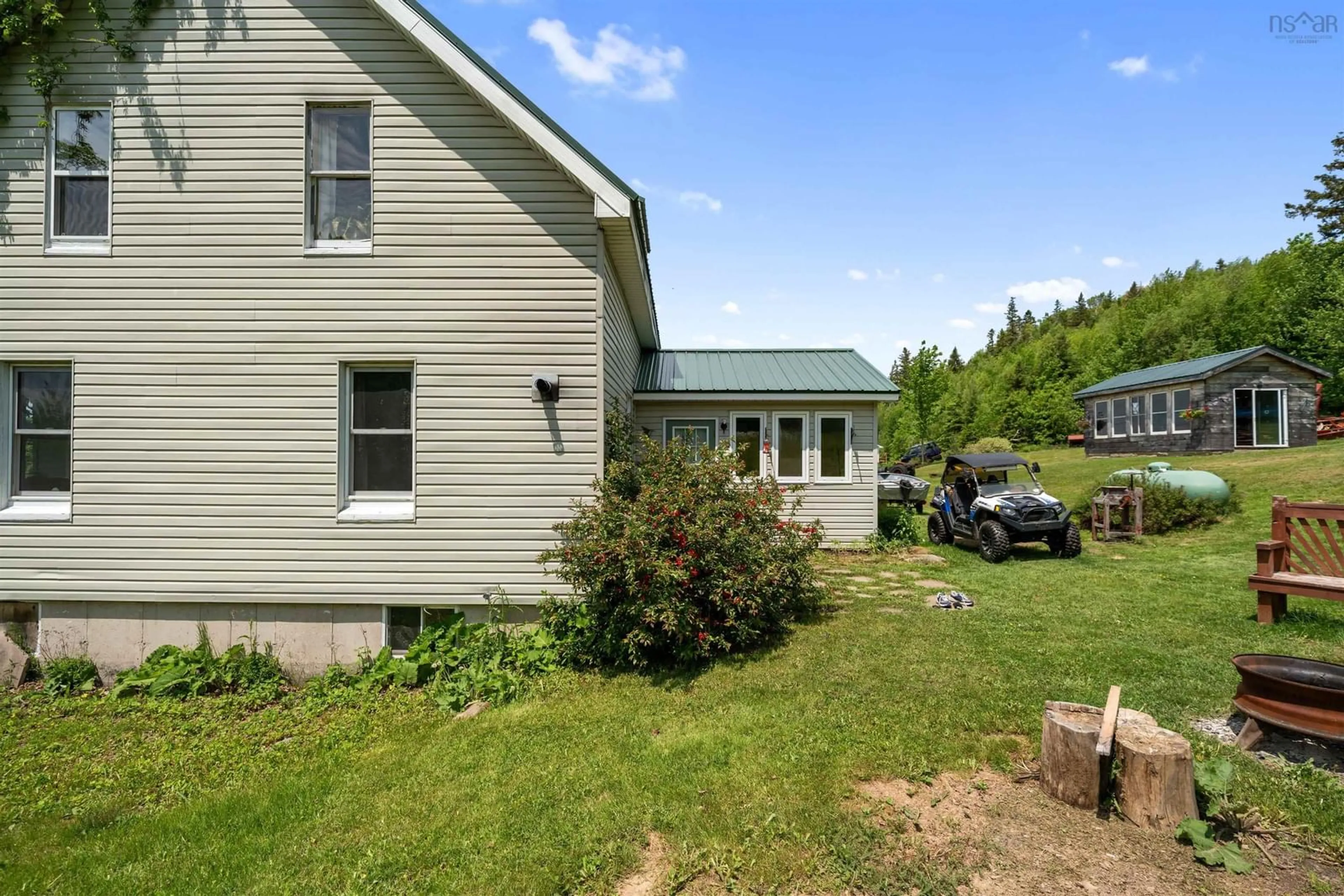 A pic from outside/outdoor area/front of a property/back of a property/a pic from drone, building for 2058 East River East Side Rd Rd, Bridgeville Nova Scotia B0K 1B0