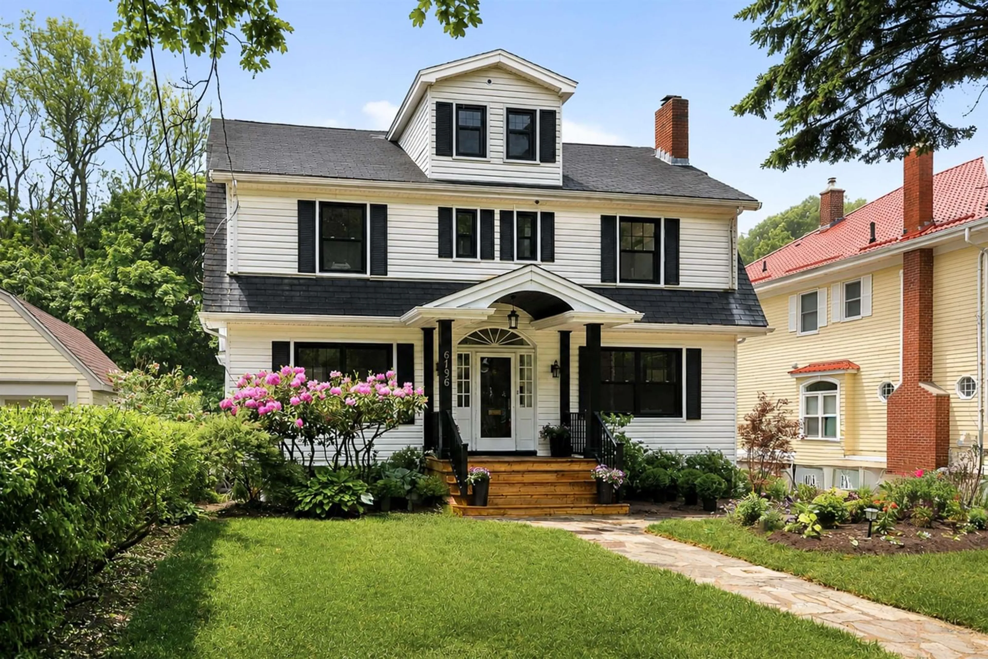 Home with vinyl exterior material, street for 6196 Oakland Rd, Halifax Nova Scotia B3H 1P2