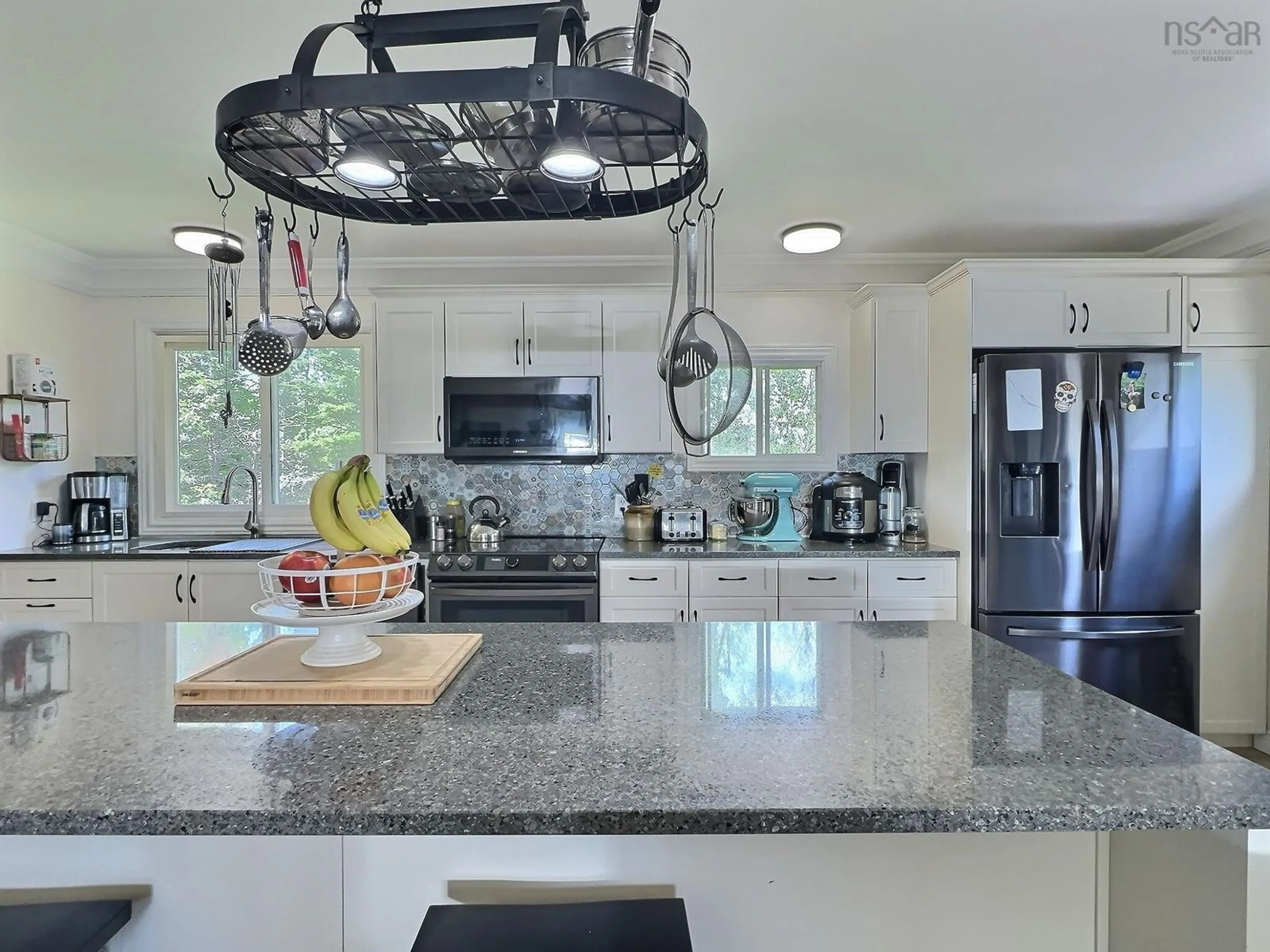 Contemporary kitchen, ceramic/tile floor for 37 Johnson Rd, Harmony Nova Scotia B6L 3S5