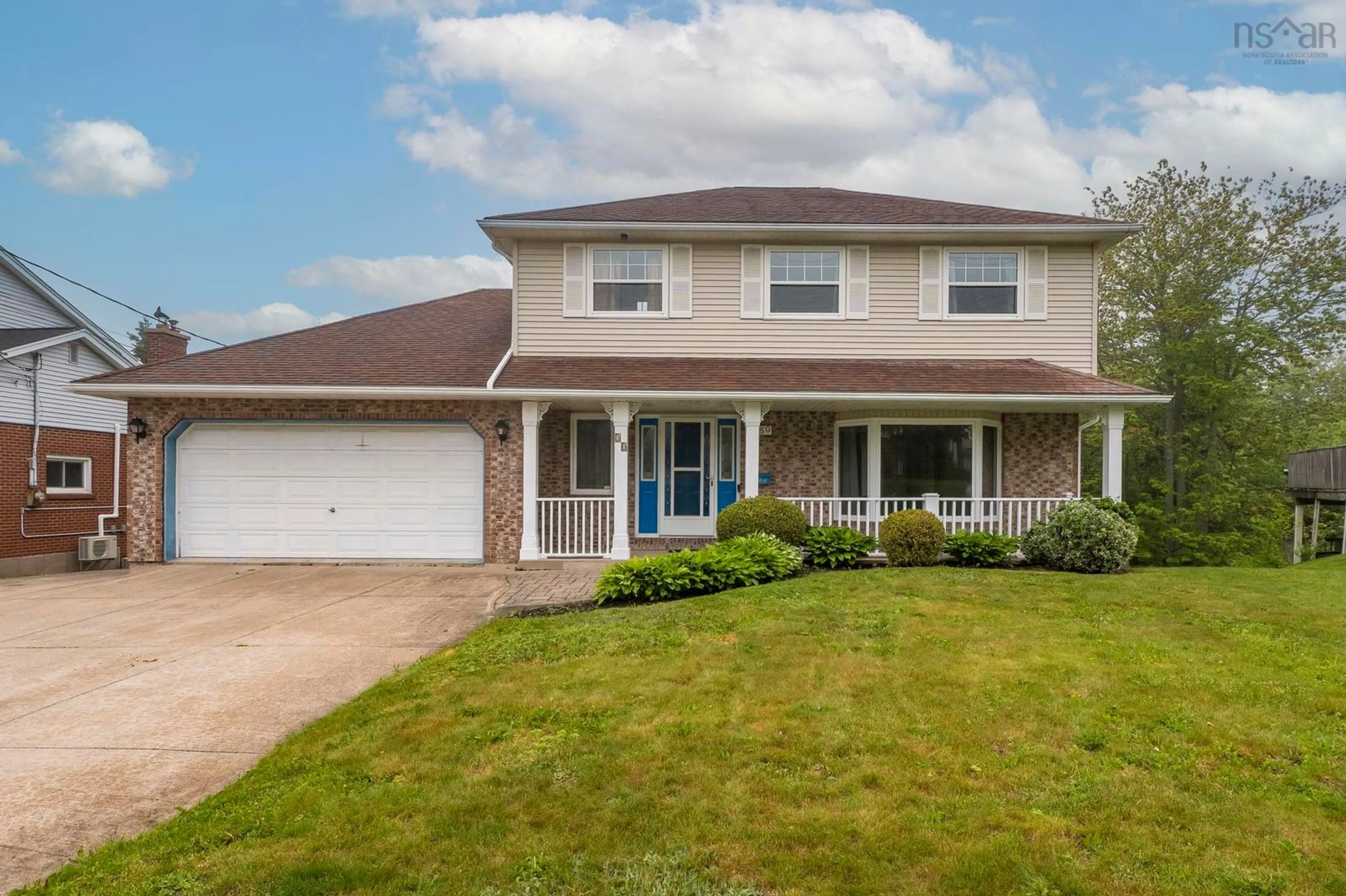 Home with vinyl exterior material, street for 50 Greenborough Cres, Cole Harbour Nova Scotia B2V 2L4