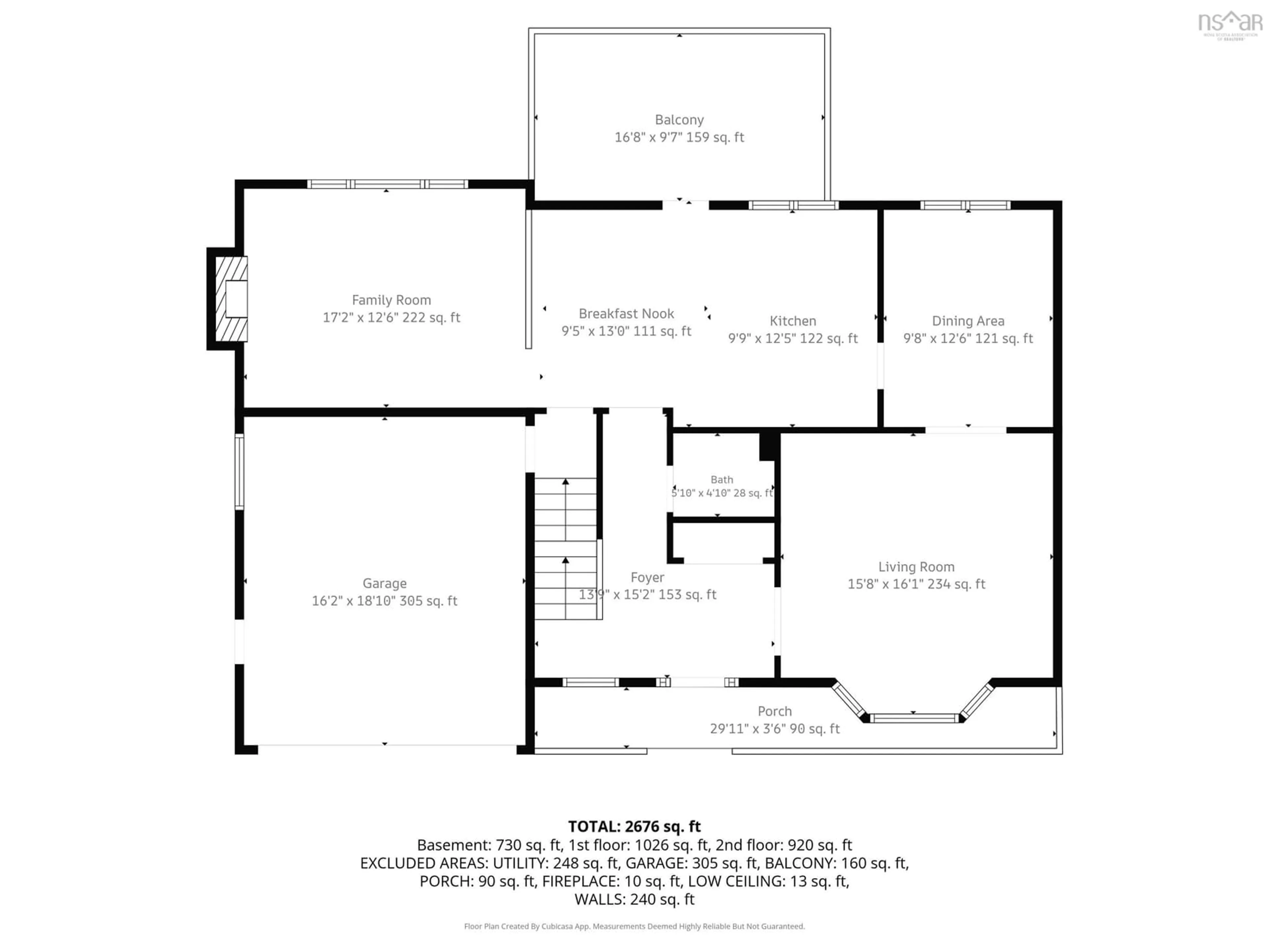 Floor plan for 50 Greenborough Cres, Cole Harbour Nova Scotia B2V 2L4
