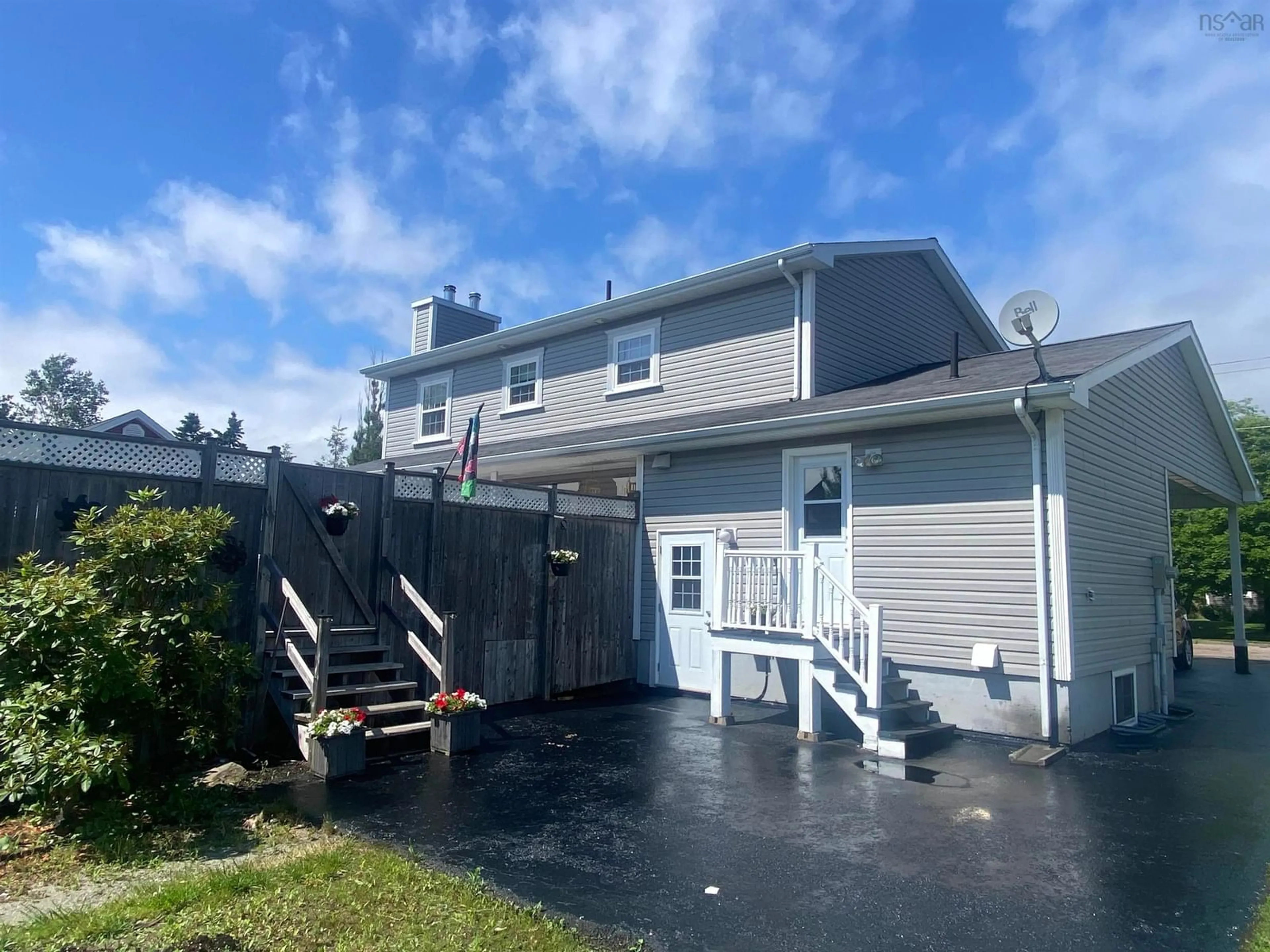A pic from outside/outdoor area/front of a property/back of a property/a pic from drone, street for 707 Bernard St, Port Hawkesbury Nova Scotia B0E 2V0