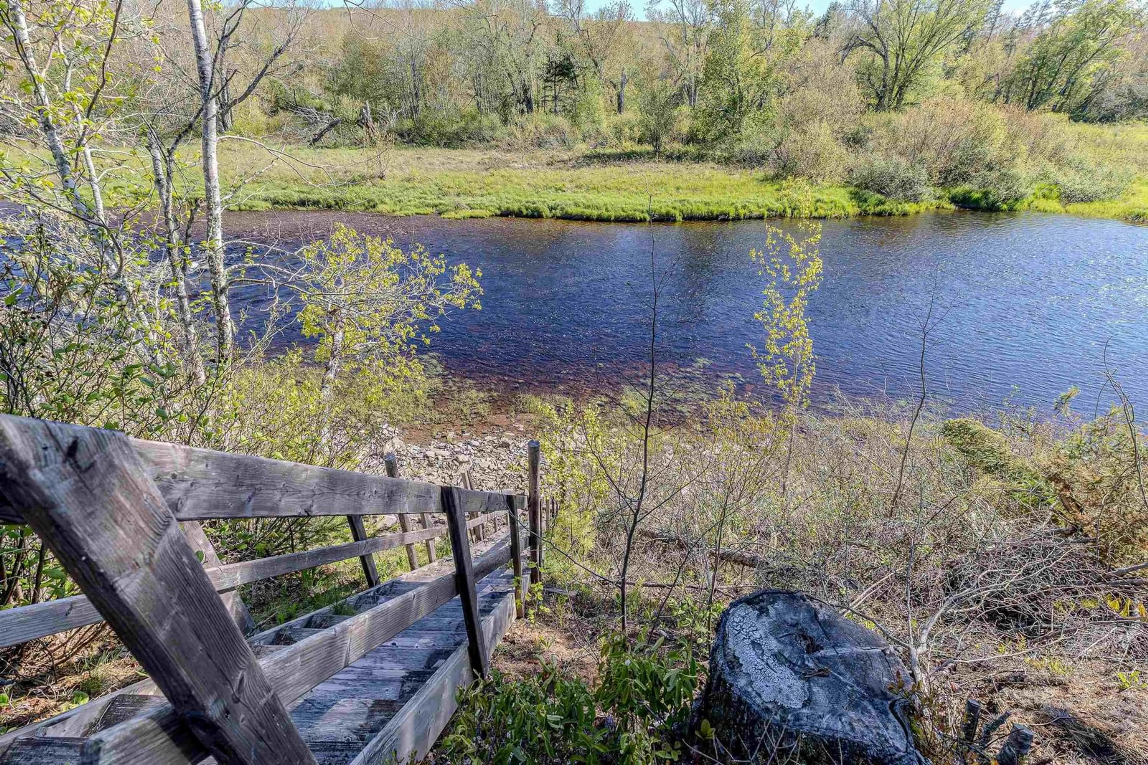 A pic from outside/outdoor area/front of a property/back of a property/a pic from drone, water/lake/river/ocean view for 26-1 Cameron Settlment Rd, Caledonia Nova Scotia B0H 1E0