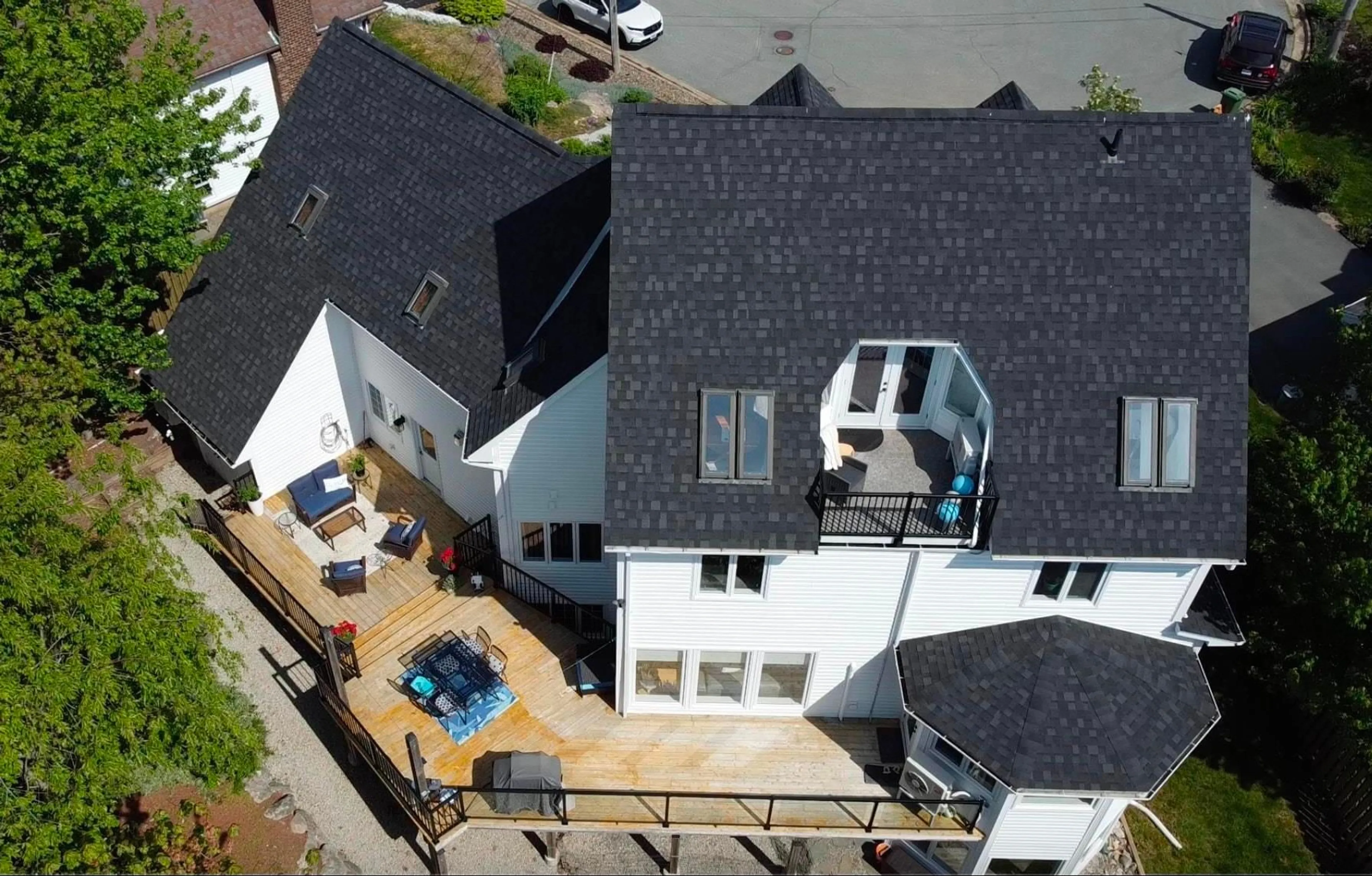 A pic from outside/outdoor area/front of a property/back of a property/a pic from drone, unknown for 54 Church Crt, Bedford Nova Scotia B4A 3V5