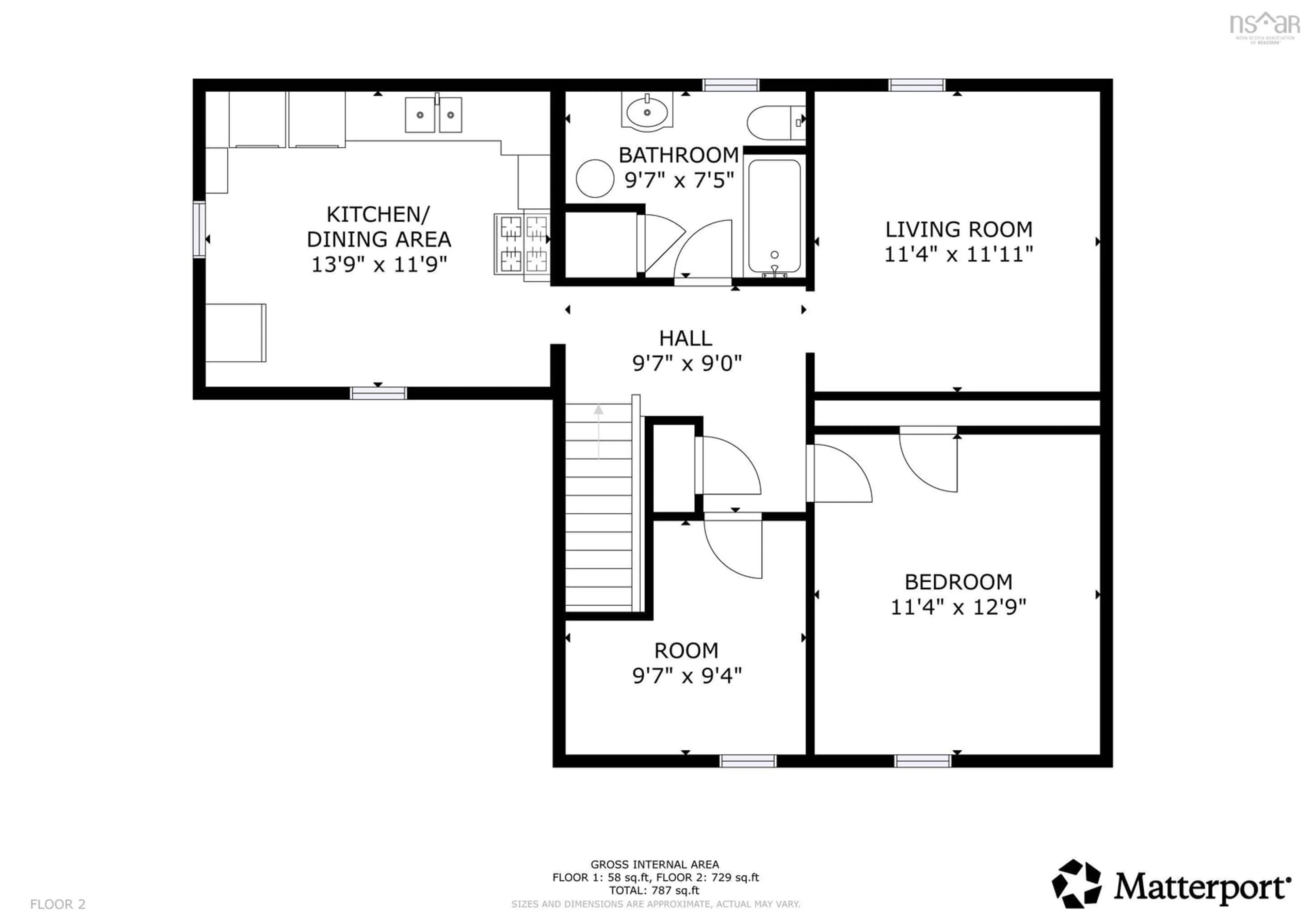 Floor plan for 93 Payne St, Whitney Pier Nova Scotia B1N 2V6