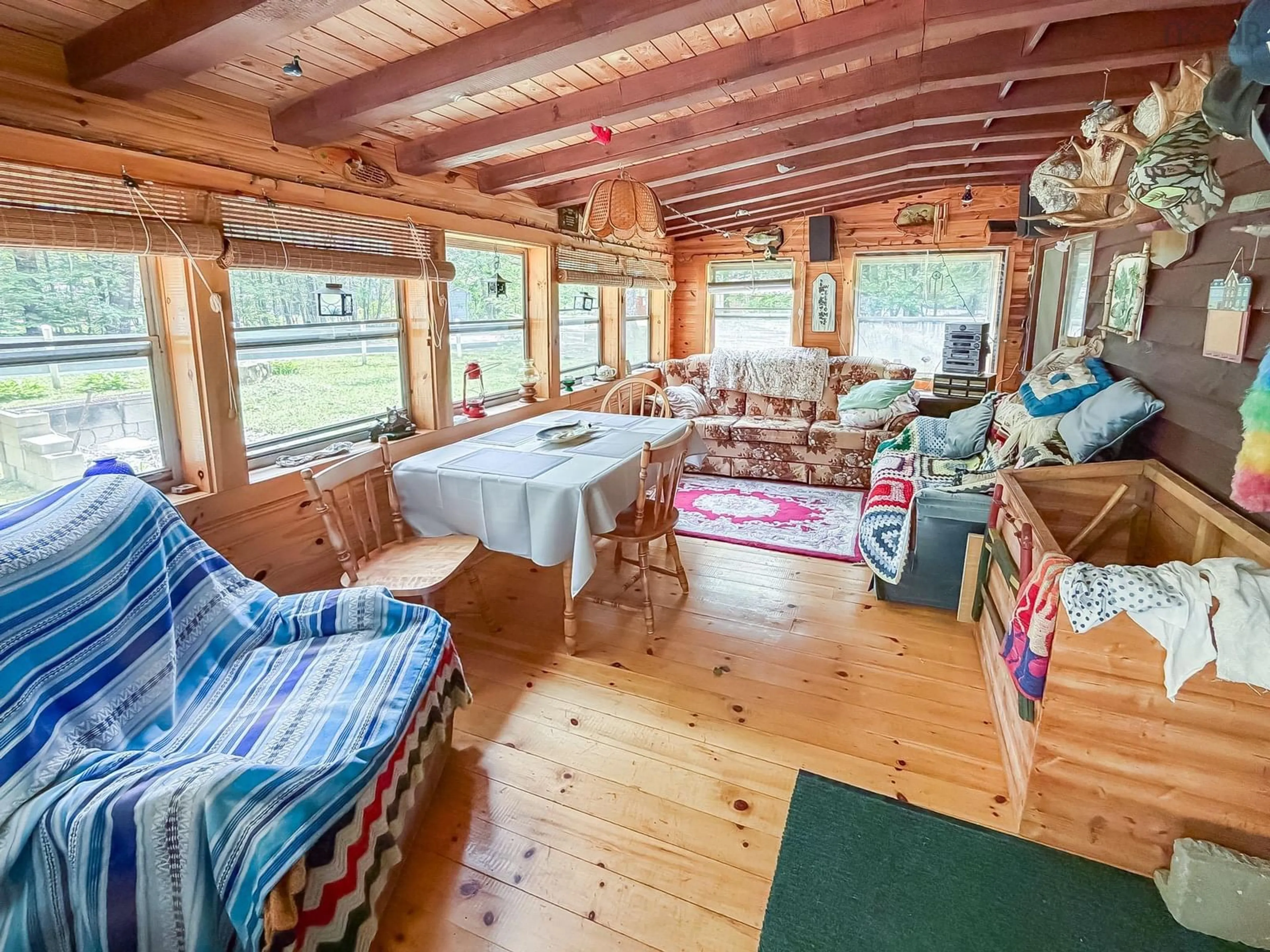 Dining room, wood/laminate floor for 41 Mill Cove Rd, Molega Lake Nova Scotia B0E 2E0