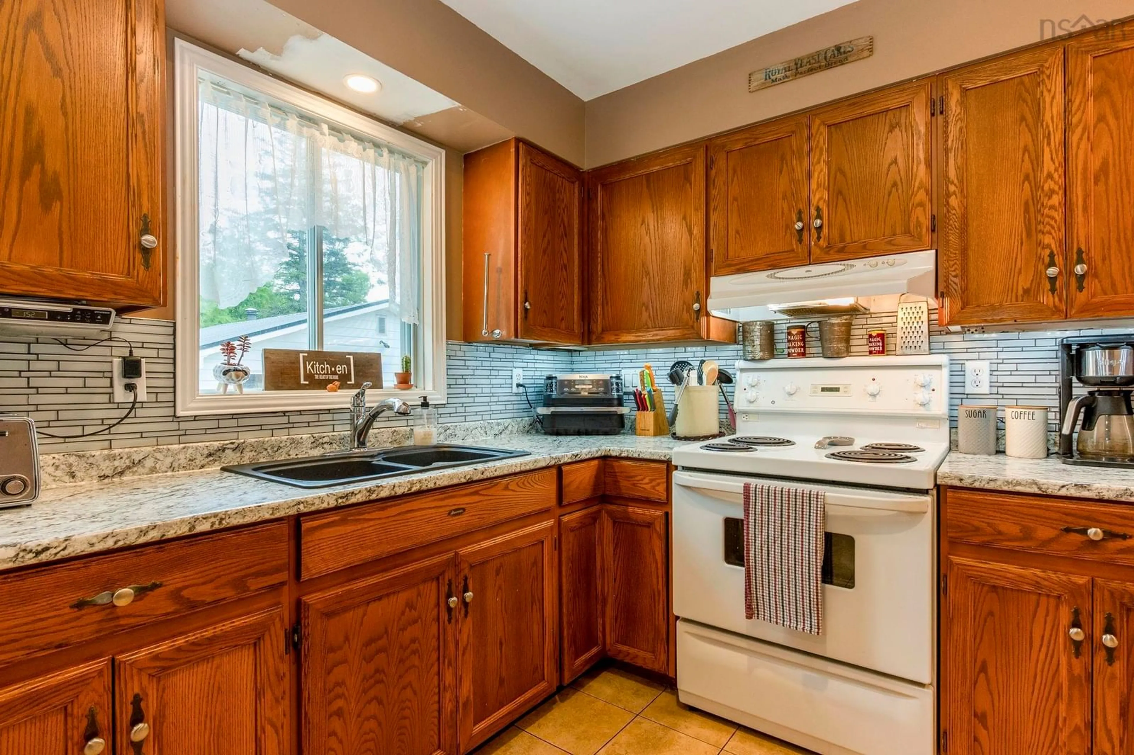 Standard kitchen, ceramic/tile floor for 8918 Highway 201, Nictaux Nova Scotia B0S 1P0