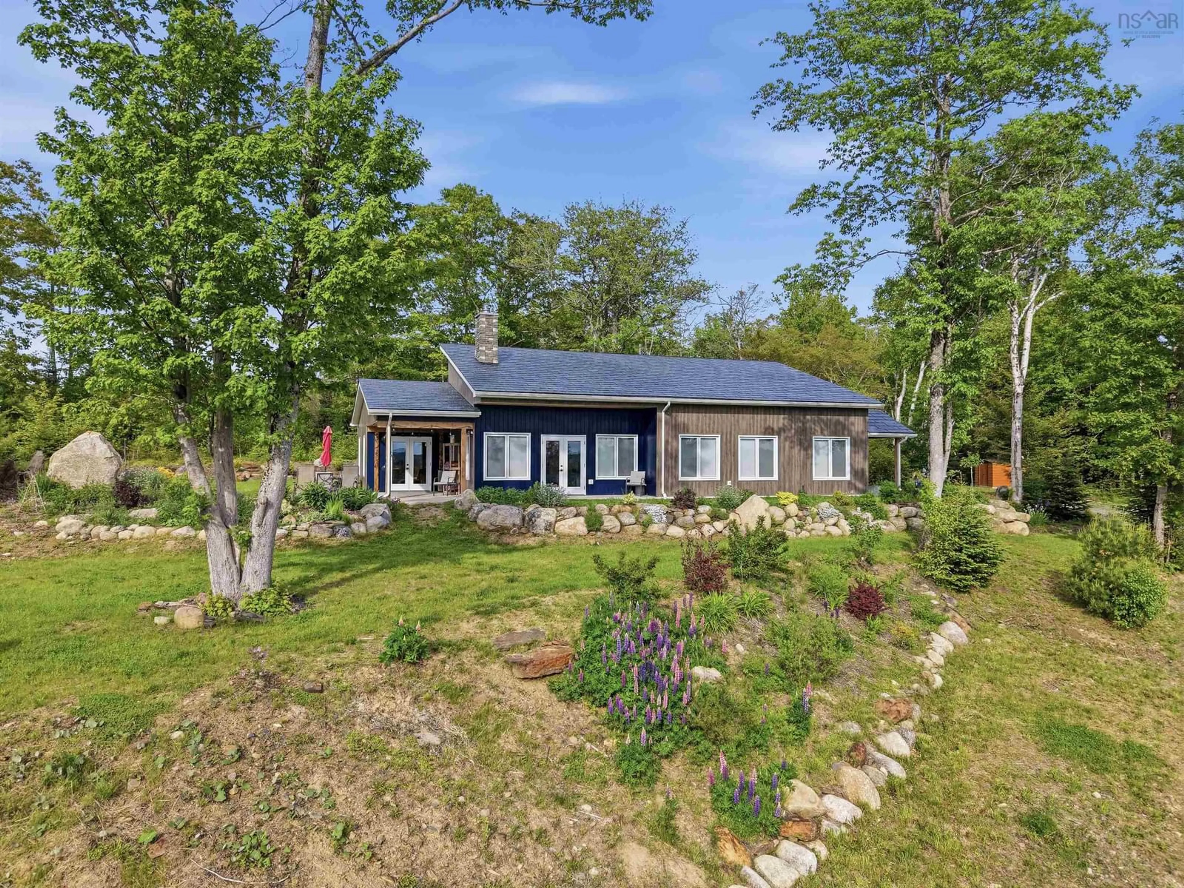 A pic from outside/outdoor area/front of a property/back of a property/a pic from drone, unknown for 45 River Mill Terr, Conquerall Mills Nova Scotia B4V 9H6