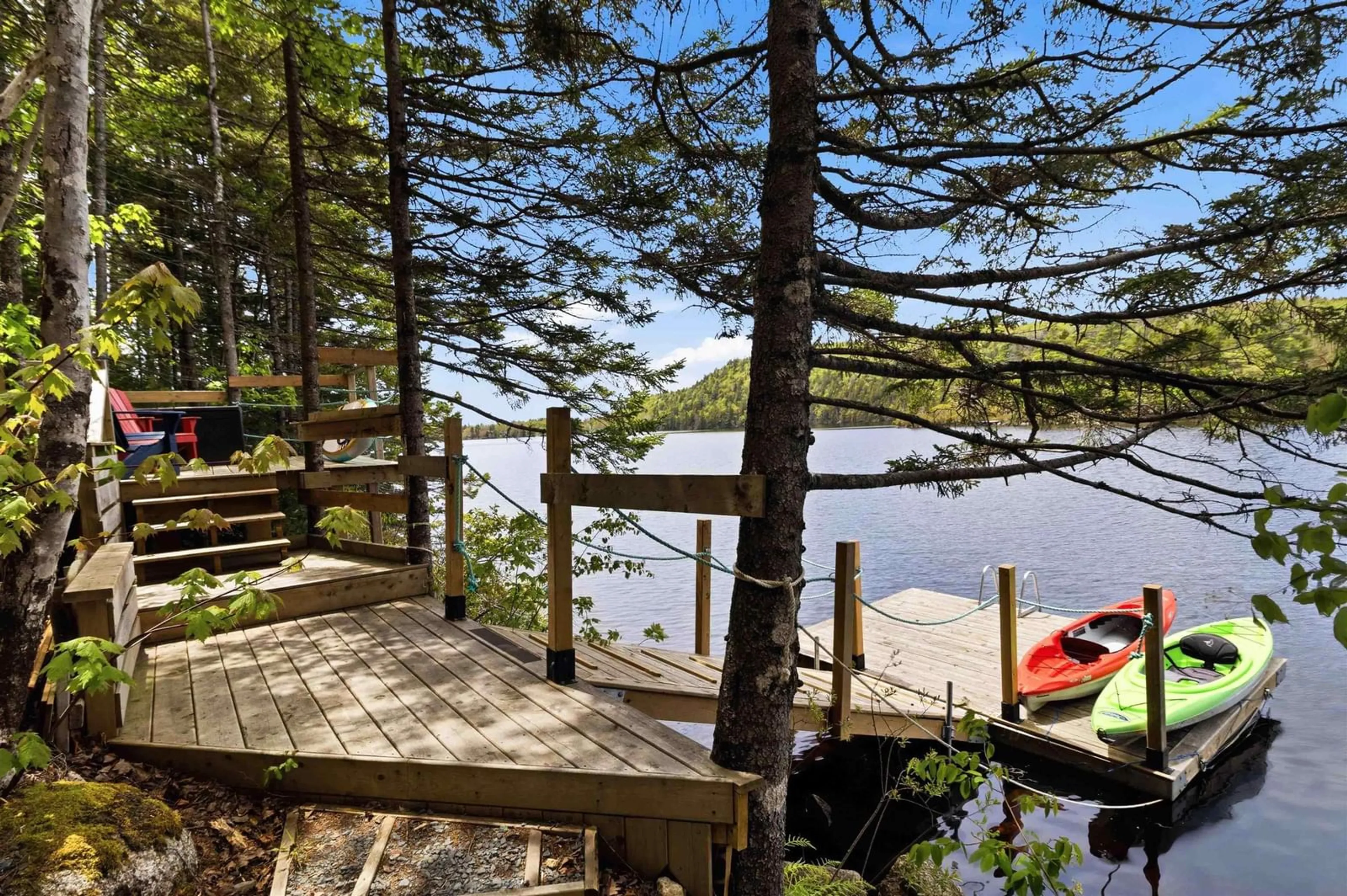 Patio, water/lake/river/ocean view for 88 Stillwoods Lane, Stillwater Lake Nova Scotia B3Z 0T3