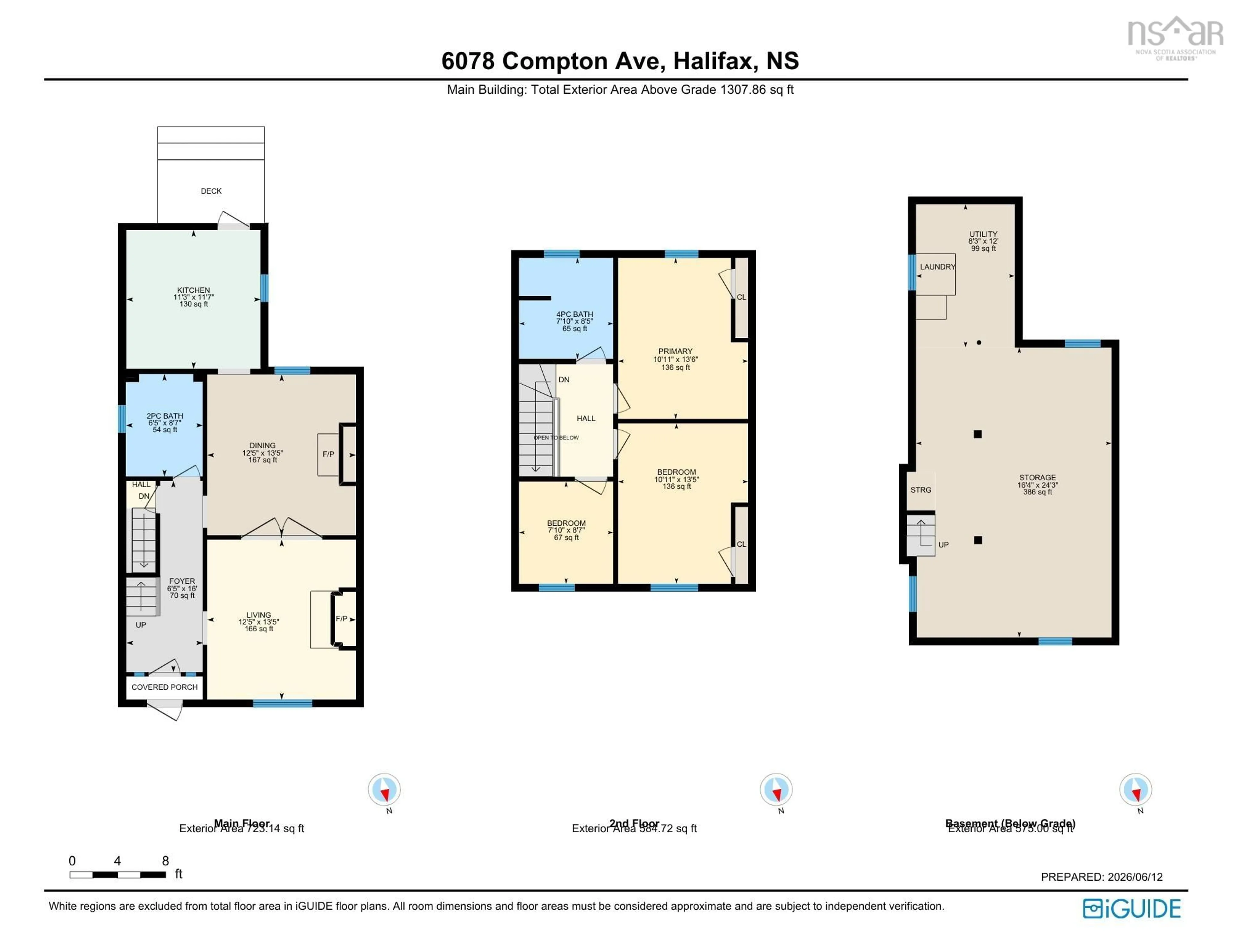 Floor plan for 6078 Compton Ave, Halifax Nova Scotia B3K 1E7