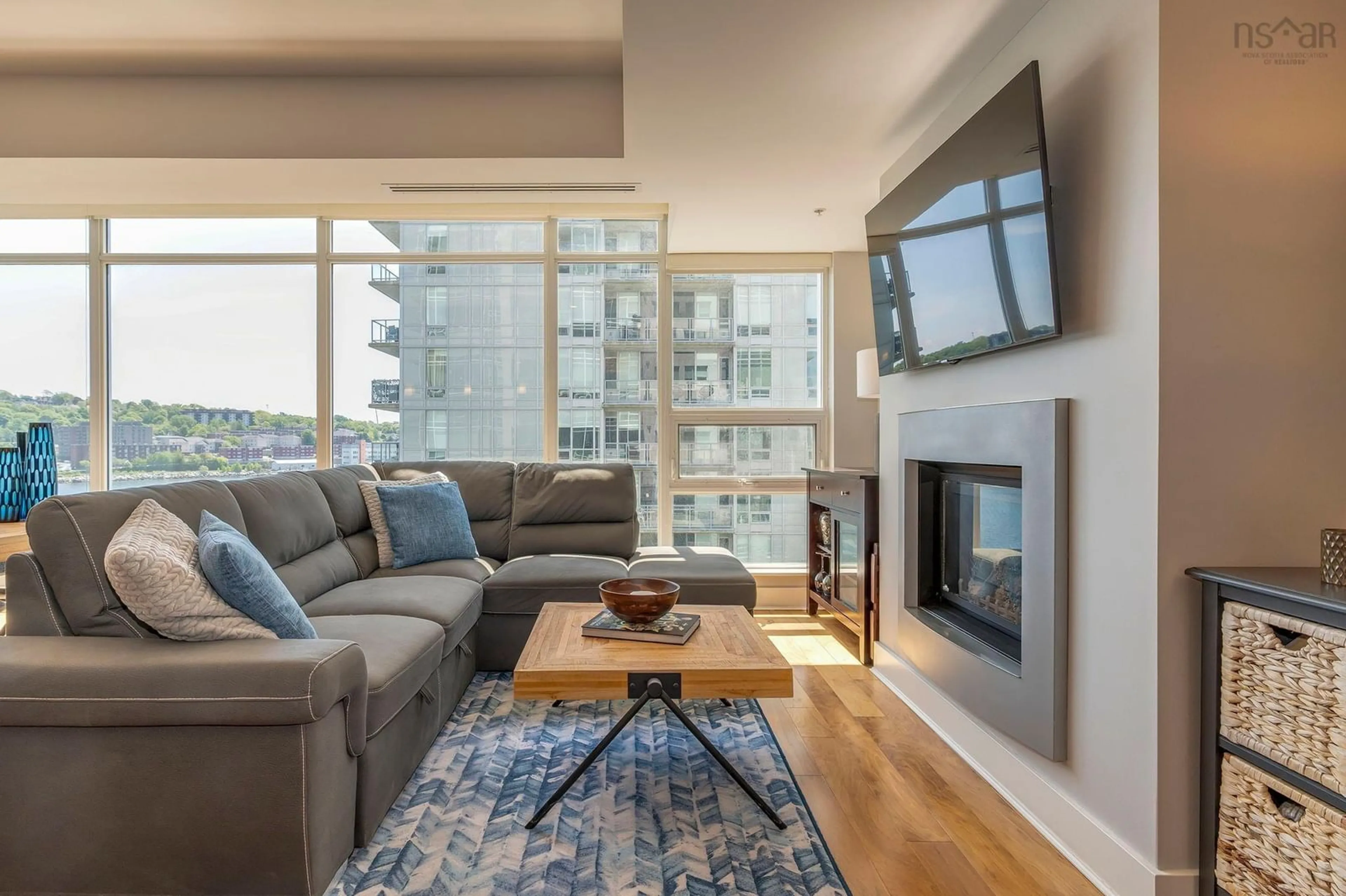 Living room with furniture, unknown for 31 Kings Wharf Pl #503, Dartmouth Nova Scotia B2Y 0C1