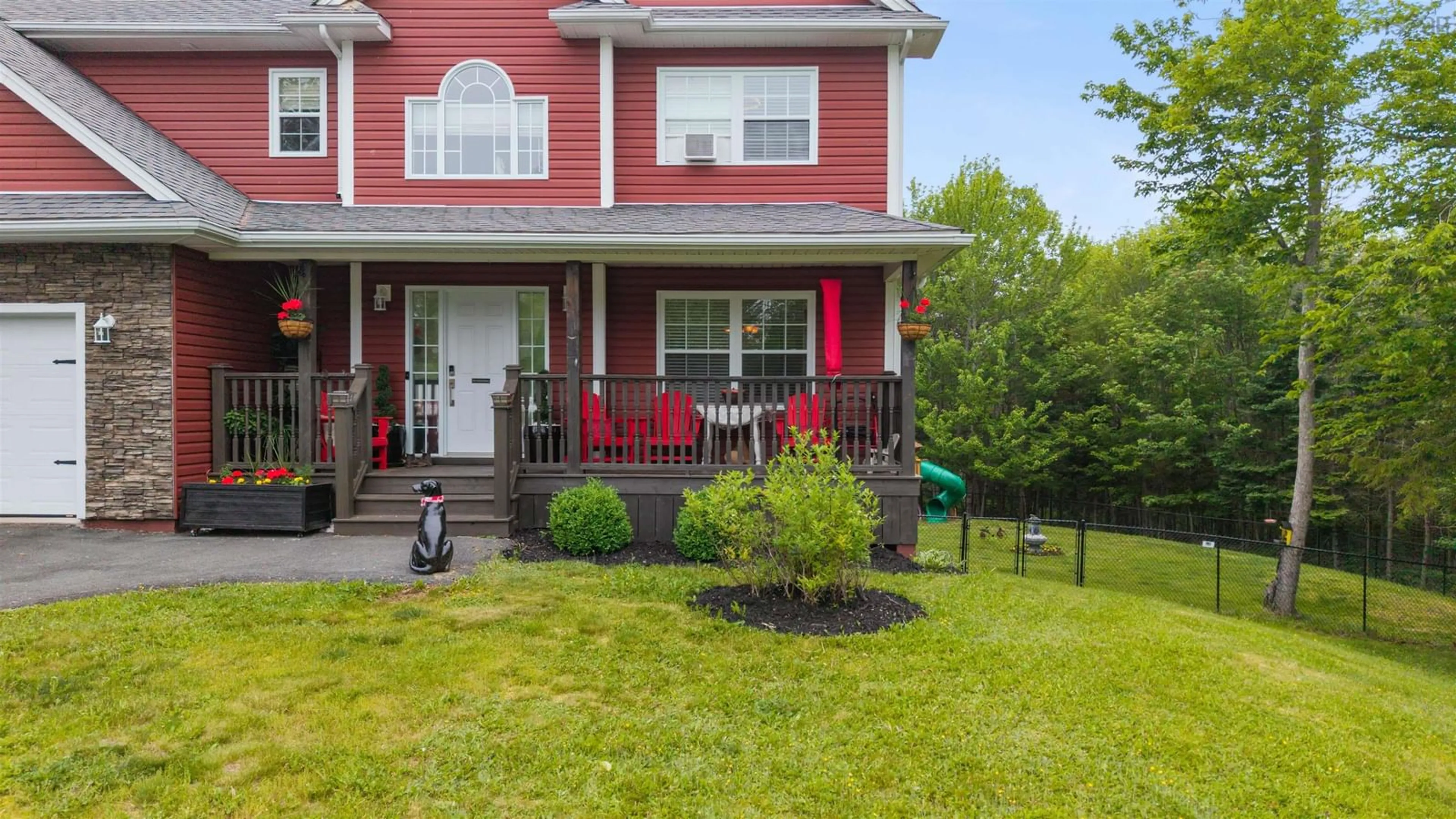 Home with vinyl exterior material, street for 26 Sedona Crt, Oakfield Nova Scotia B2T 0J7