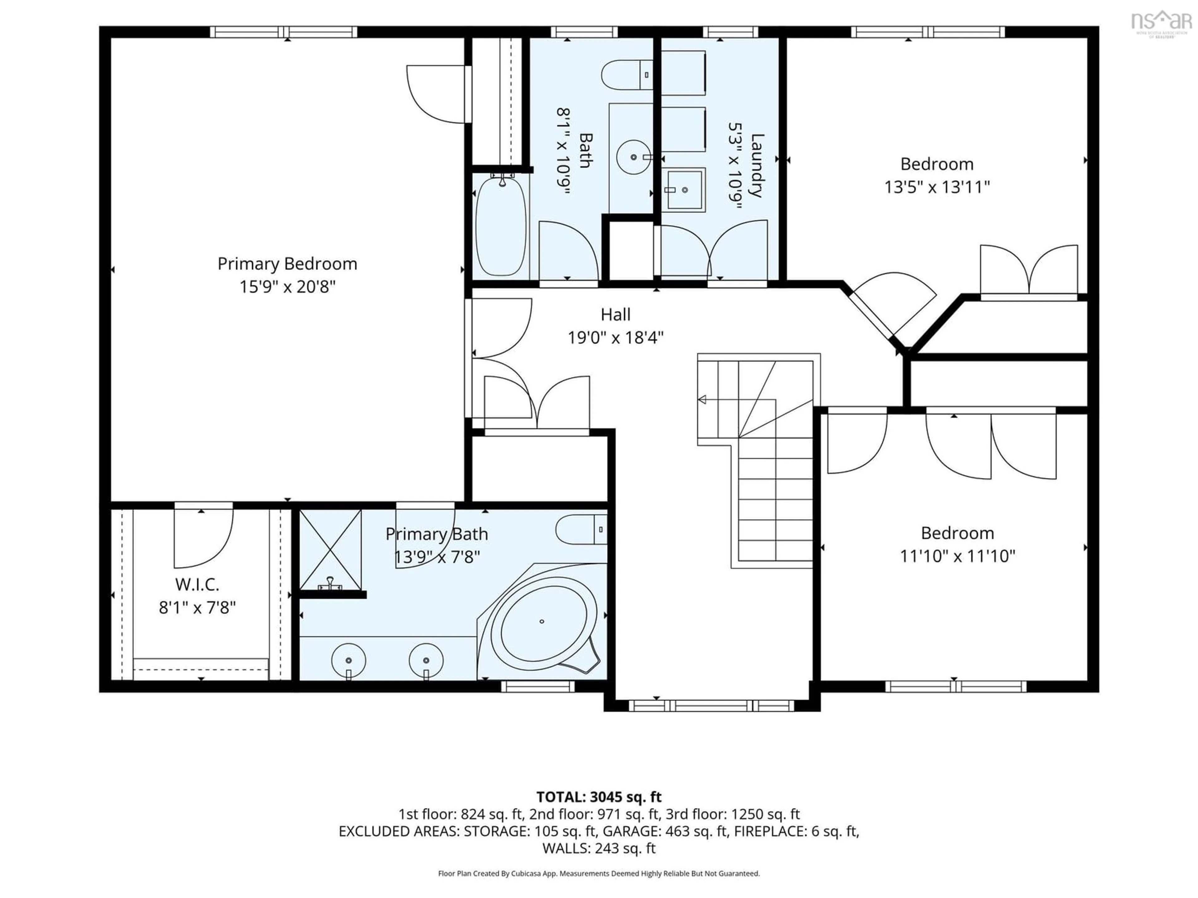 Floor plan for 26 Sedona Crt, Oakfield Nova Scotia B2T 0J7