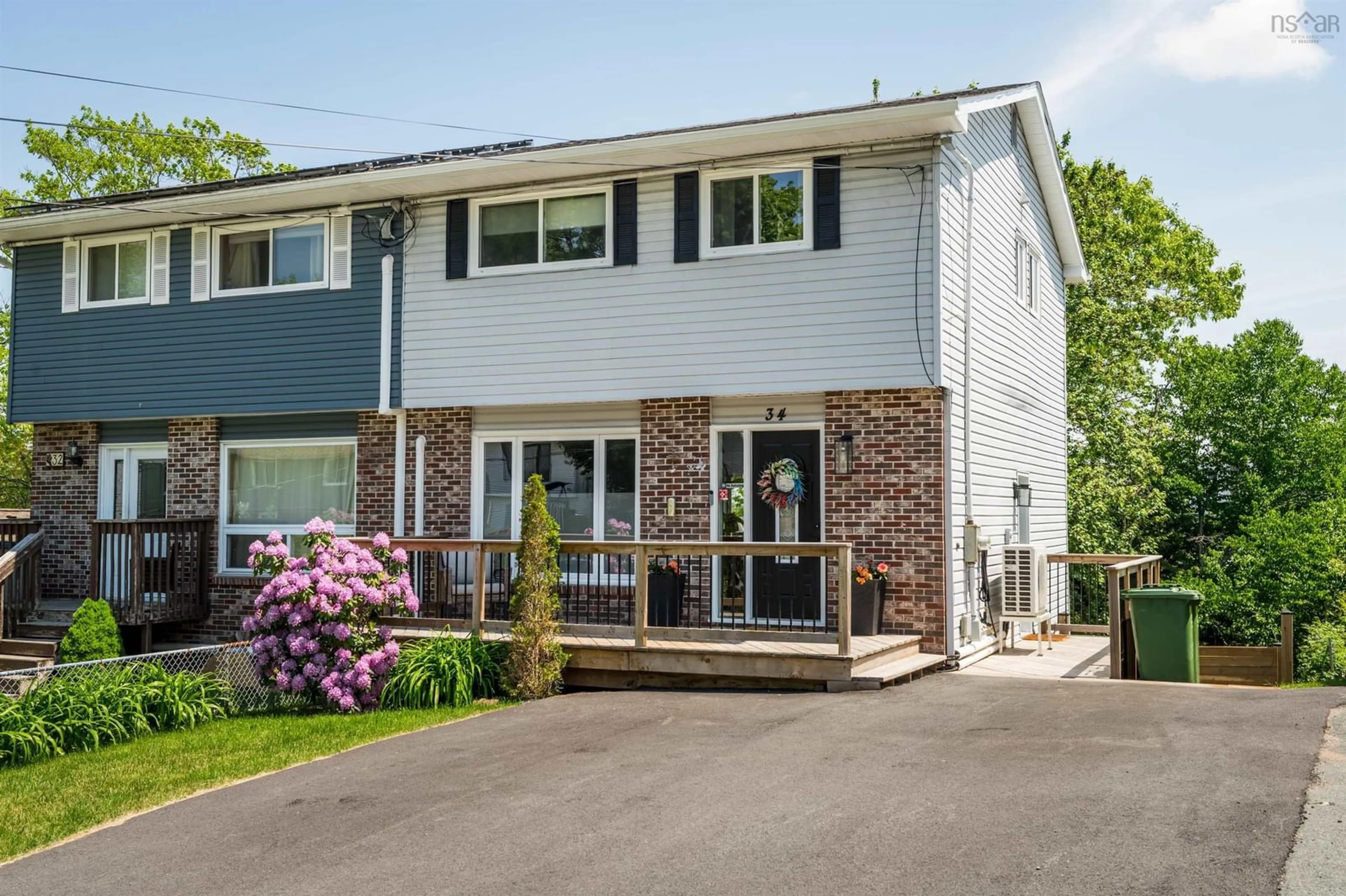 Home with vinyl exterior material, street for 34 Peter Buckley Dr, Lower Sackville Nova Scotia B4E 1X7