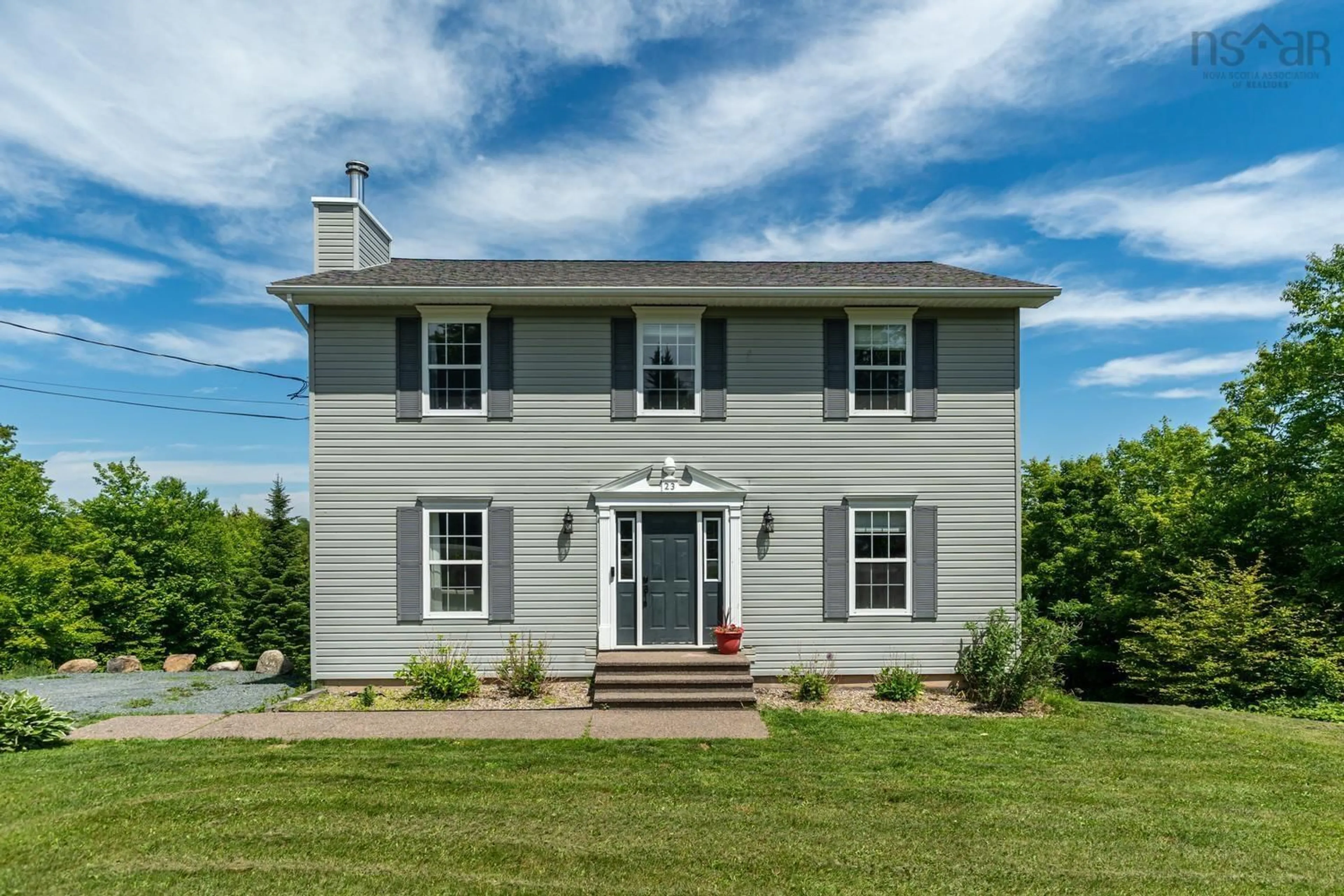 Home with vinyl exterior material, building for 23 Macfarlane St, Lake Echo Nova Scotia B3E 1M5