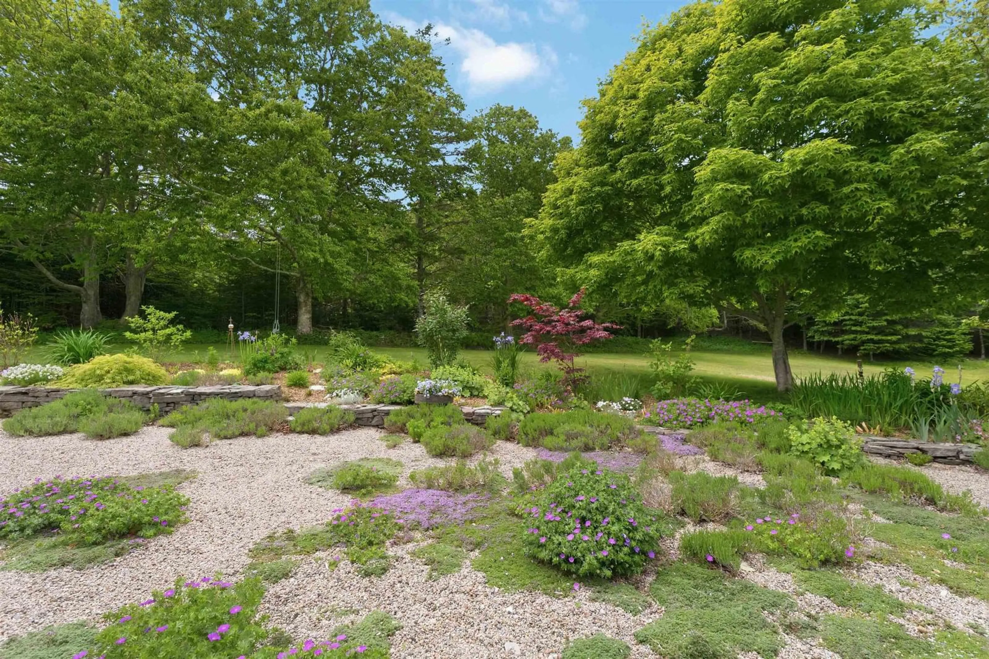 A pic from outside/outdoor area/front of a property/back of a property/a pic from drone, forest/trees view for 7130 Highway 217, Lake Midway Nova Scotia B0V 1A0