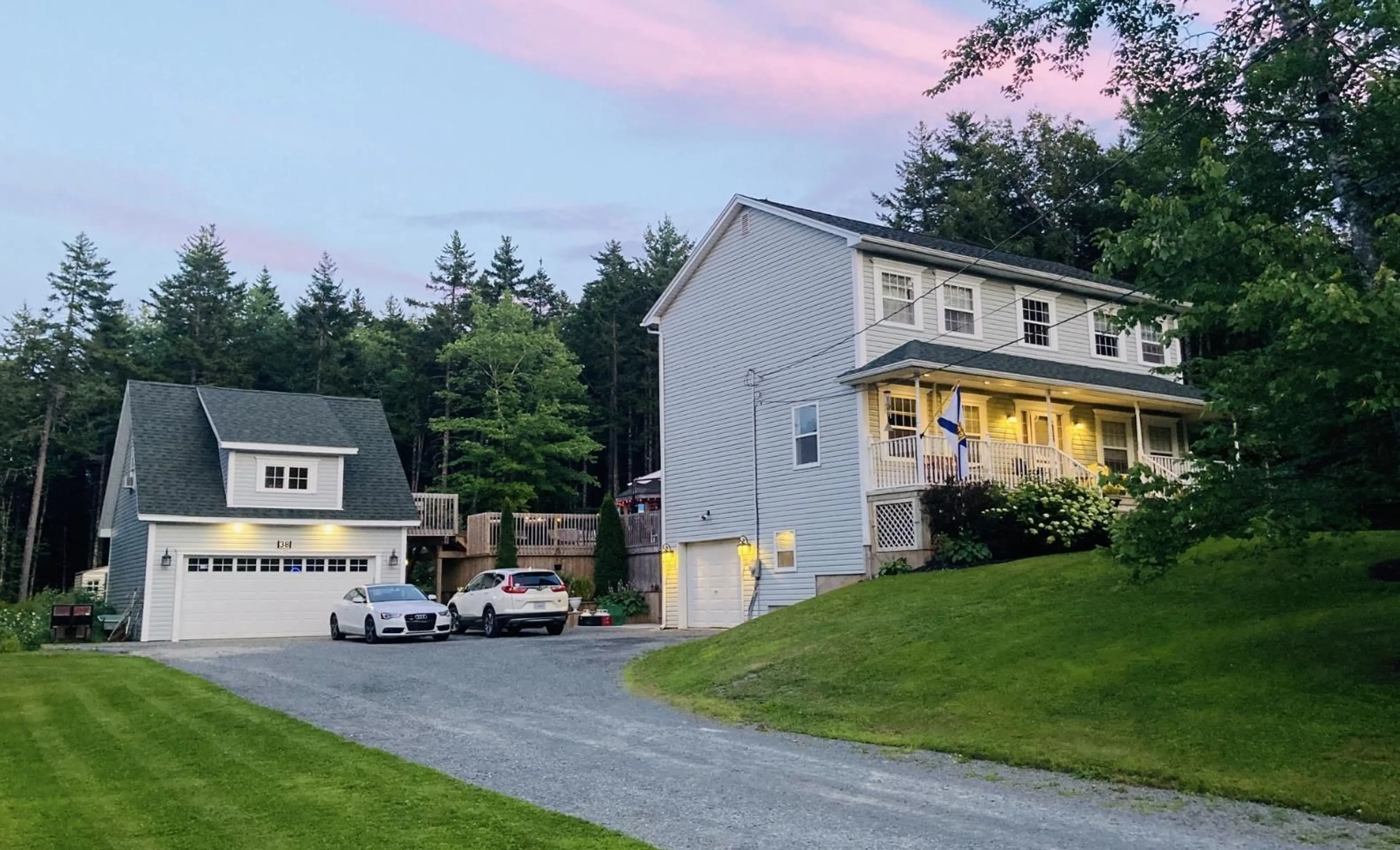 A pic from outside/outdoor area/front of a property/back of a property/a pic from drone, street for 38 Trevor Ave, Fall River Nova Scotia B2T 1H7