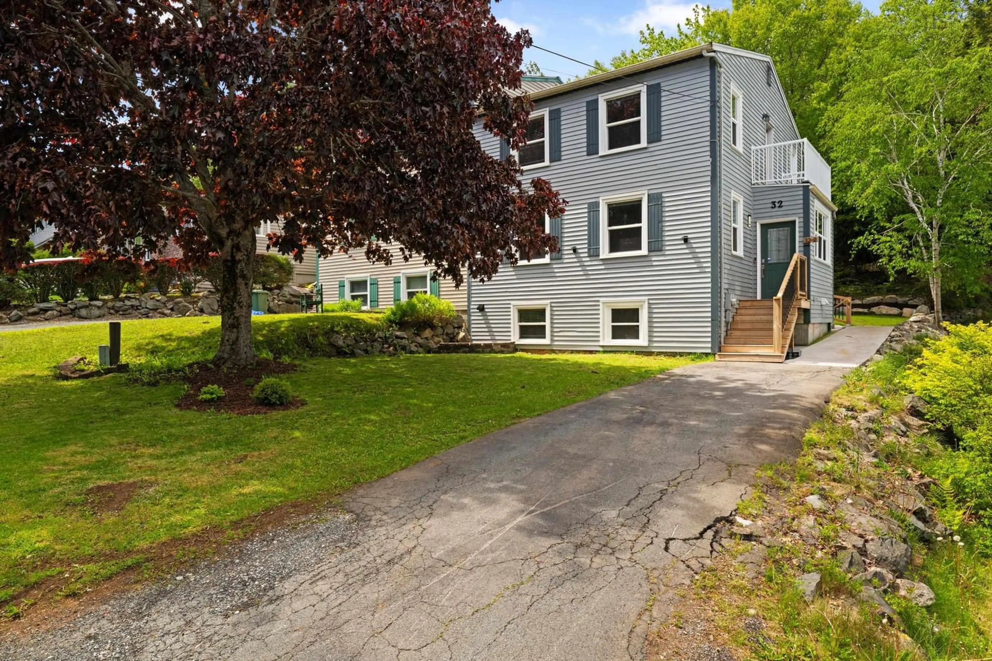 A pic from outside/outdoor area/front of a property/back of a property/a pic from drone, street for 32 Millrun Cres, Bedford Nova Scotia B4A 1H7