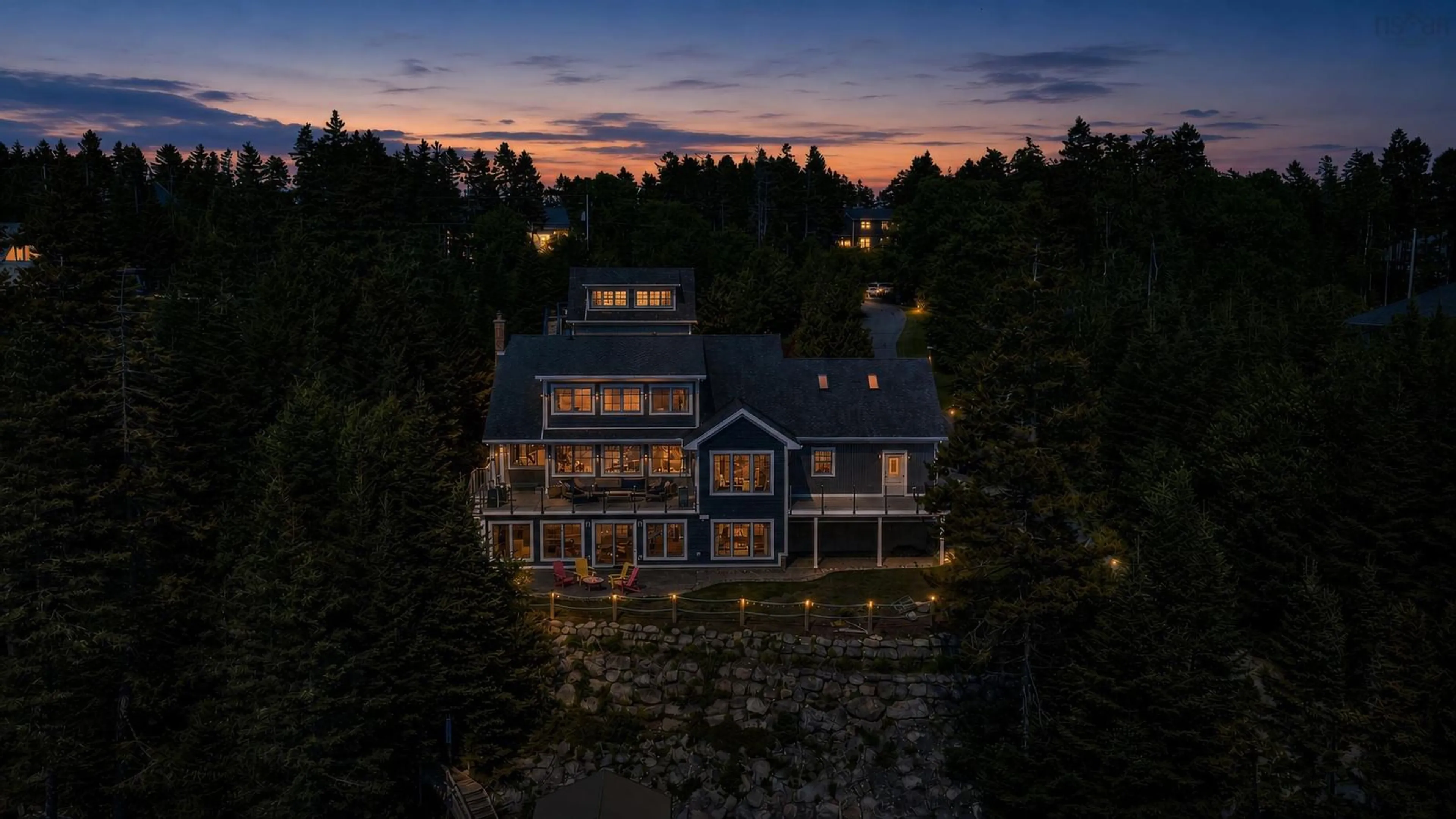 A pic from outside/outdoor area/front of a property/back of a property/a pic from drone, water/lake/river/ocean view for 22 Ketch Crt, Head Of St. Margarets Bay Nova Scotia B3Z 1Z2