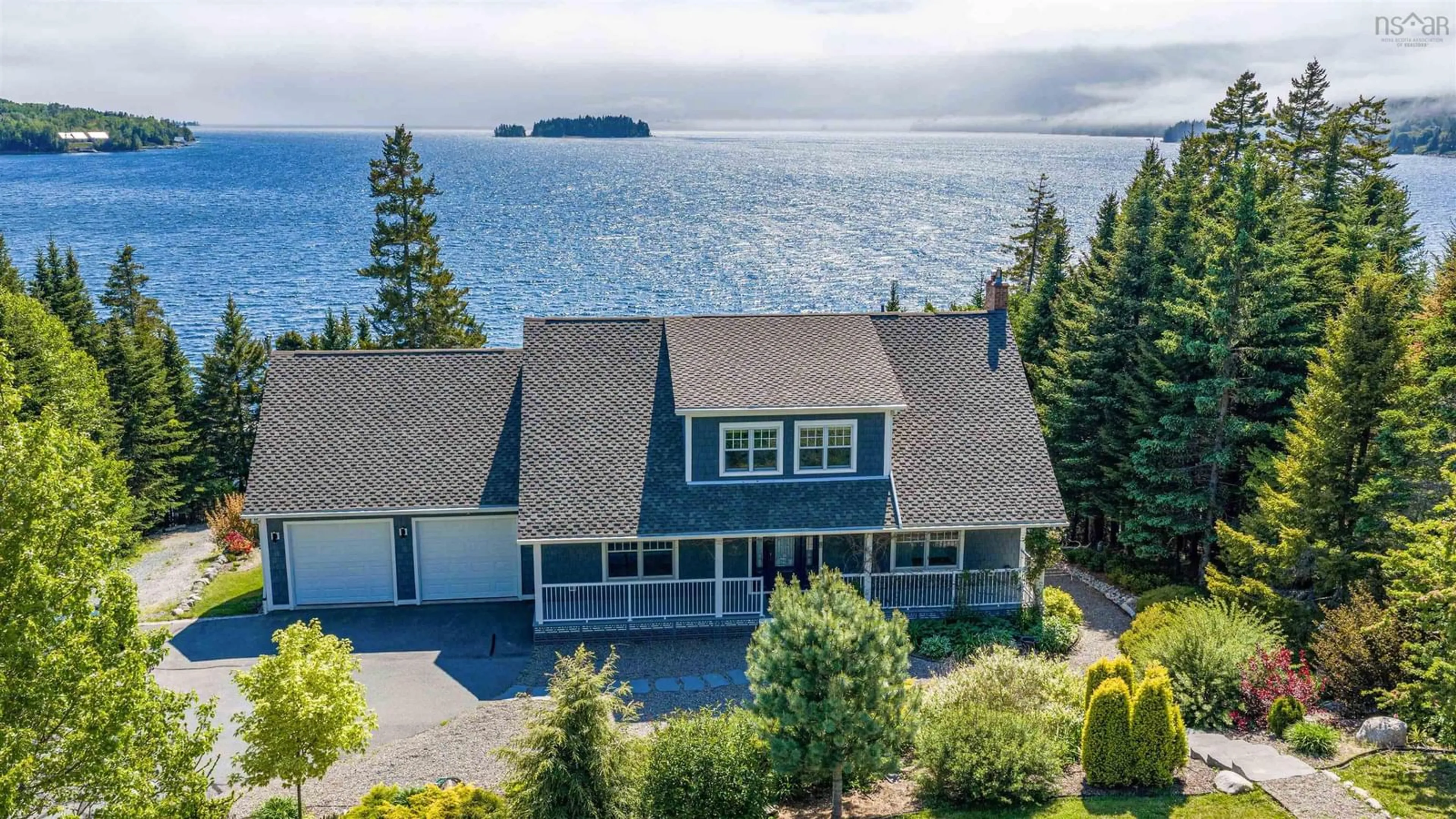 A pic from outside/outdoor area/front of a property/back of a property/a pic from drone, water/lake/river/ocean view for 22 Ketch Crt, Head Of St. Margarets Bay Nova Scotia B3Z 1Z2